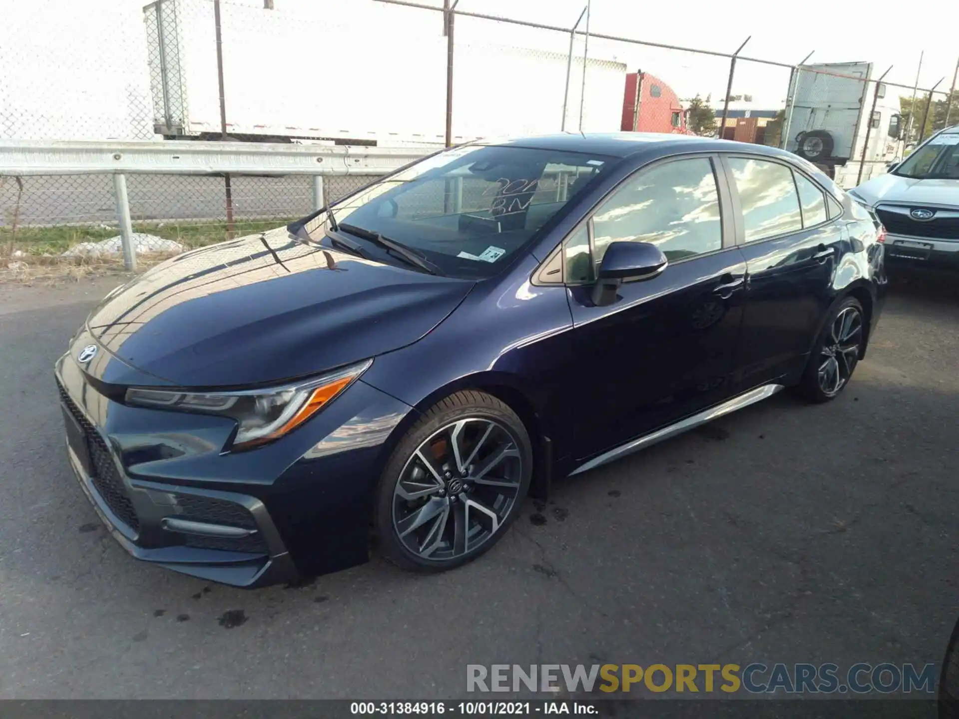 2 Photograph of a damaged car JTDS4RCE7LJ010113 TOYOTA COROLLA 2020