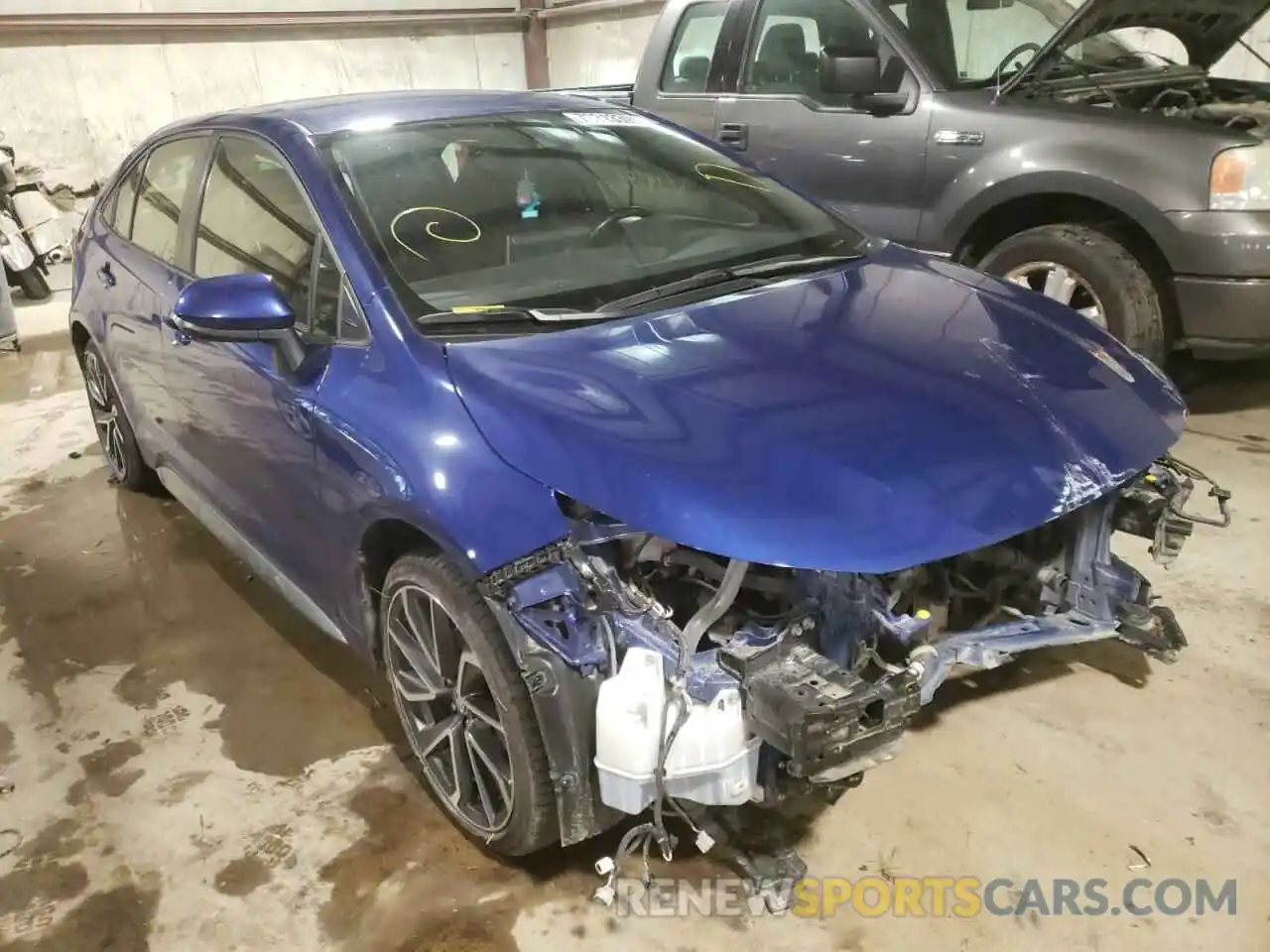 1 Photograph of a damaged car JTDS4RCE7LJ016073 TOYOTA COROLLA 2020