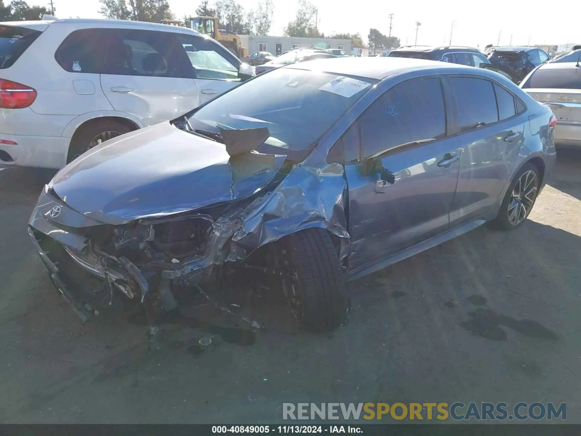 2 Photograph of a damaged car JTDS4RCE7LJ017501 TOYOTA COROLLA 2020