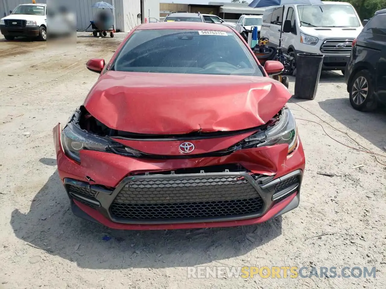 5 Photograph of a damaged car JTDS4RCE7LJ017689 TOYOTA COROLLA 2020