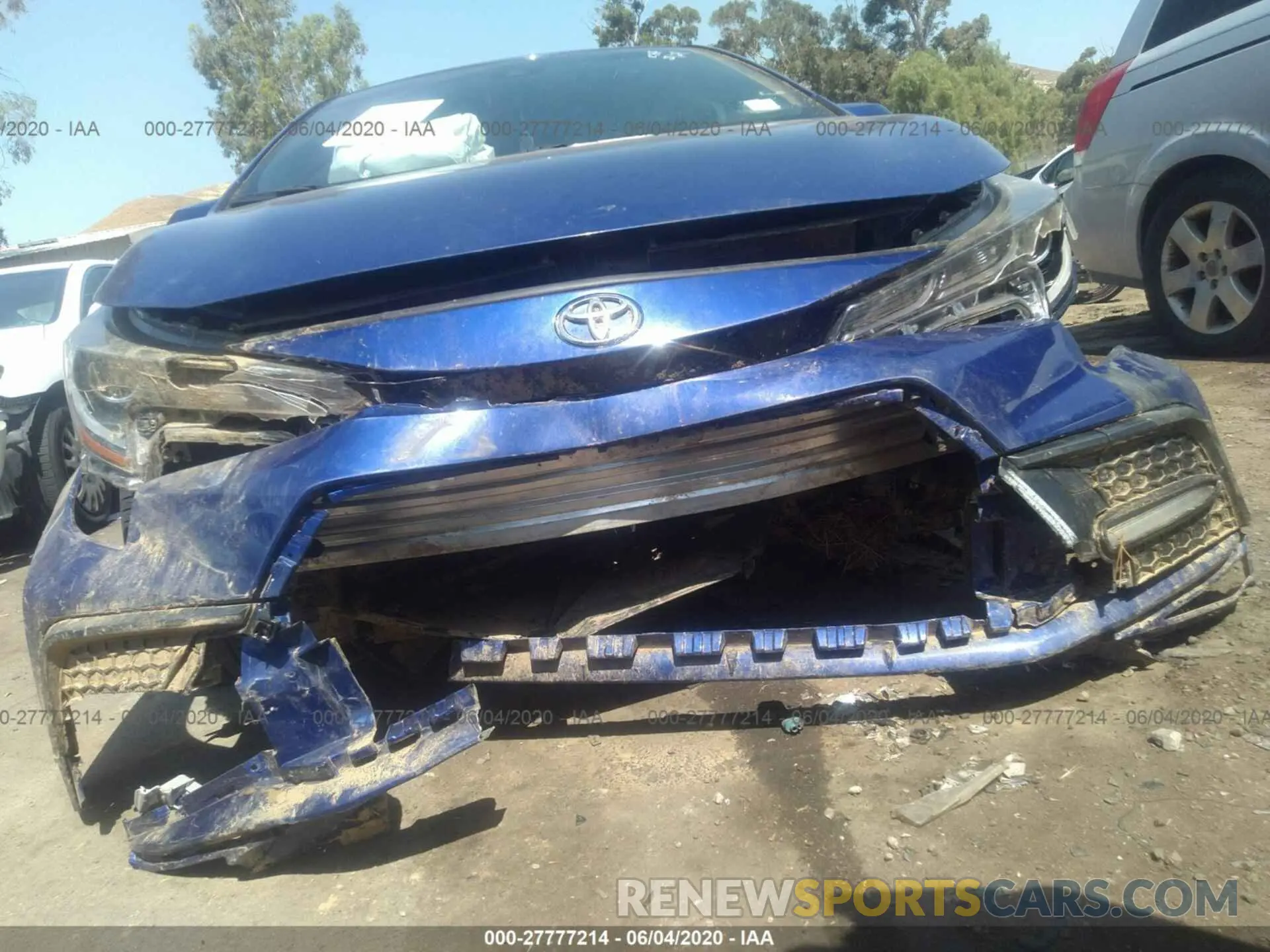 6 Photograph of a damaged car JTDS4RCE7LJ029292 TOYOTA COROLLA 2020