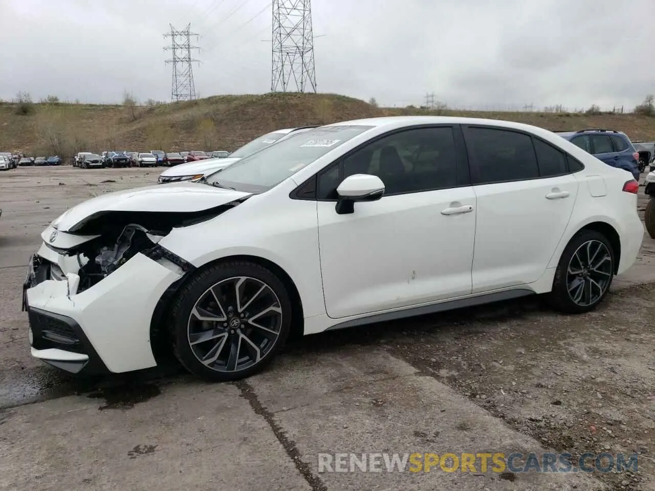 1 Photograph of a damaged car JTDS4RCE7LJ032516 TOYOTA COROLLA 2020