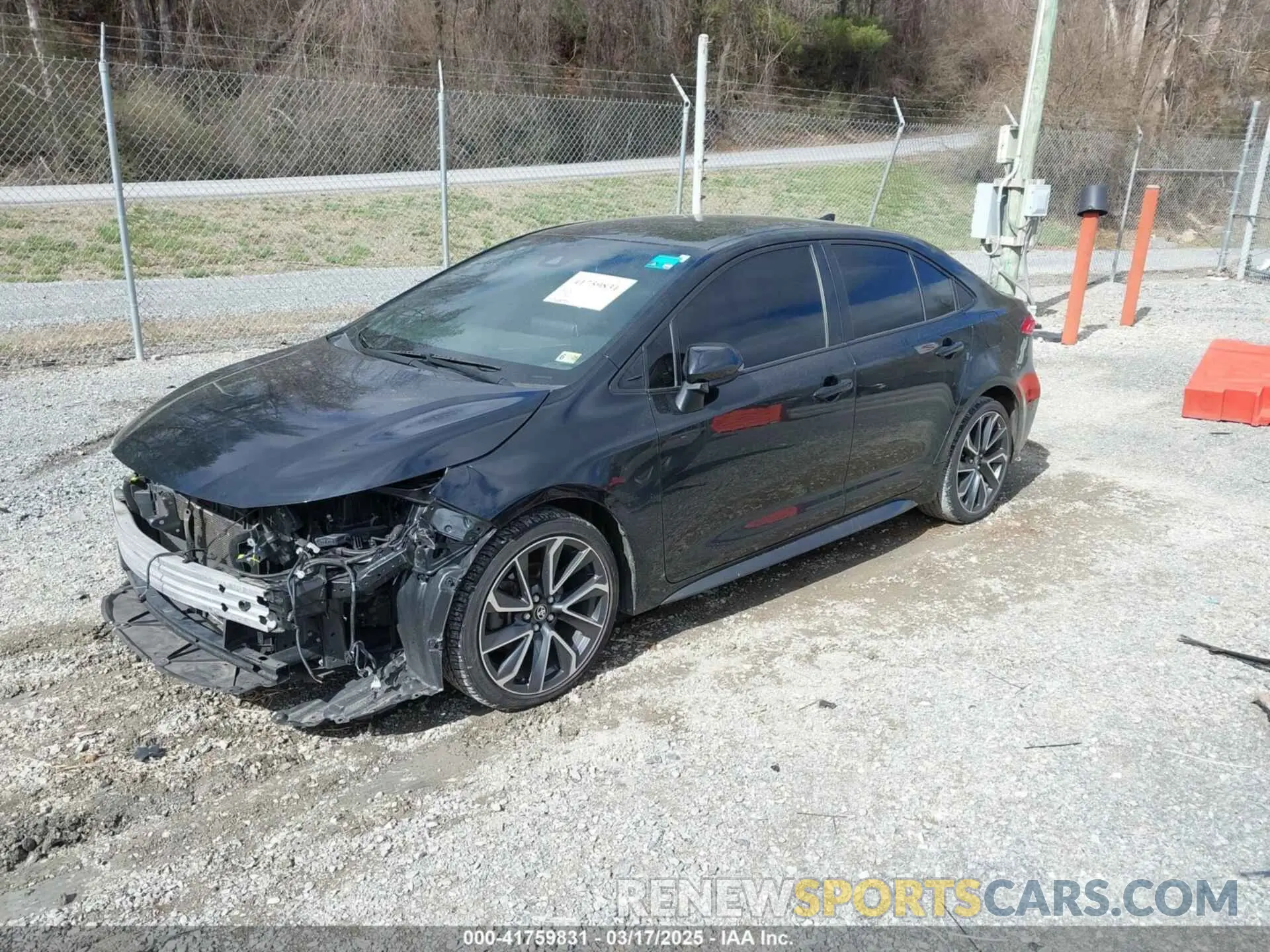 2 Photograph of a damaged car JTDS4RCE7LJ041040 TOYOTA COROLLA 2020