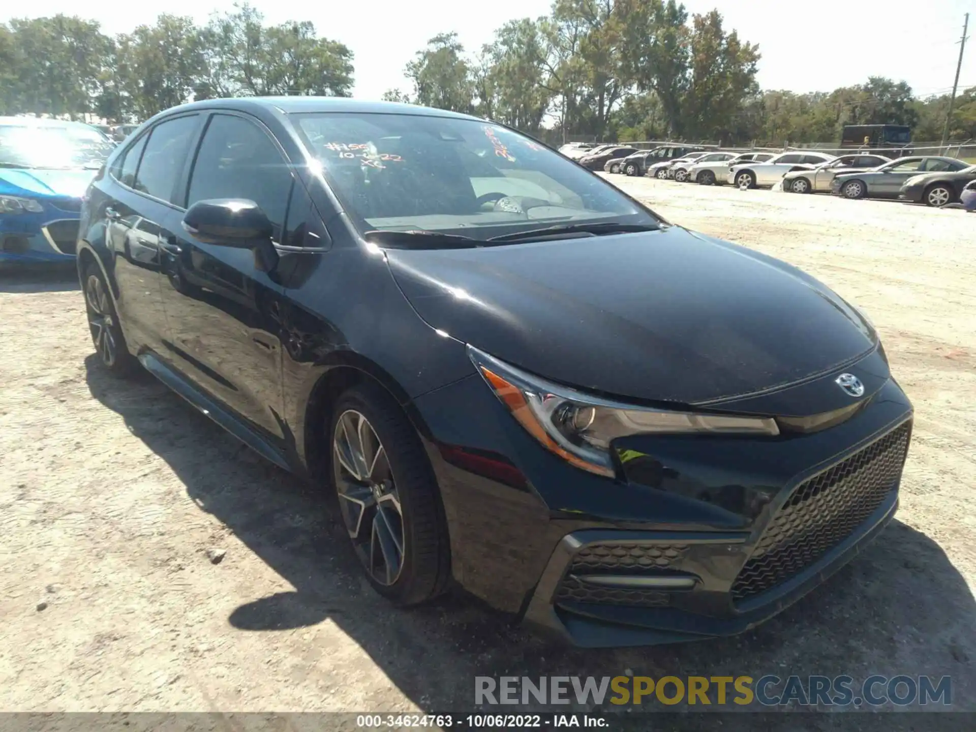 1 Photograph of a damaged car JTDS4RCE7LJ045914 TOYOTA COROLLA 2020