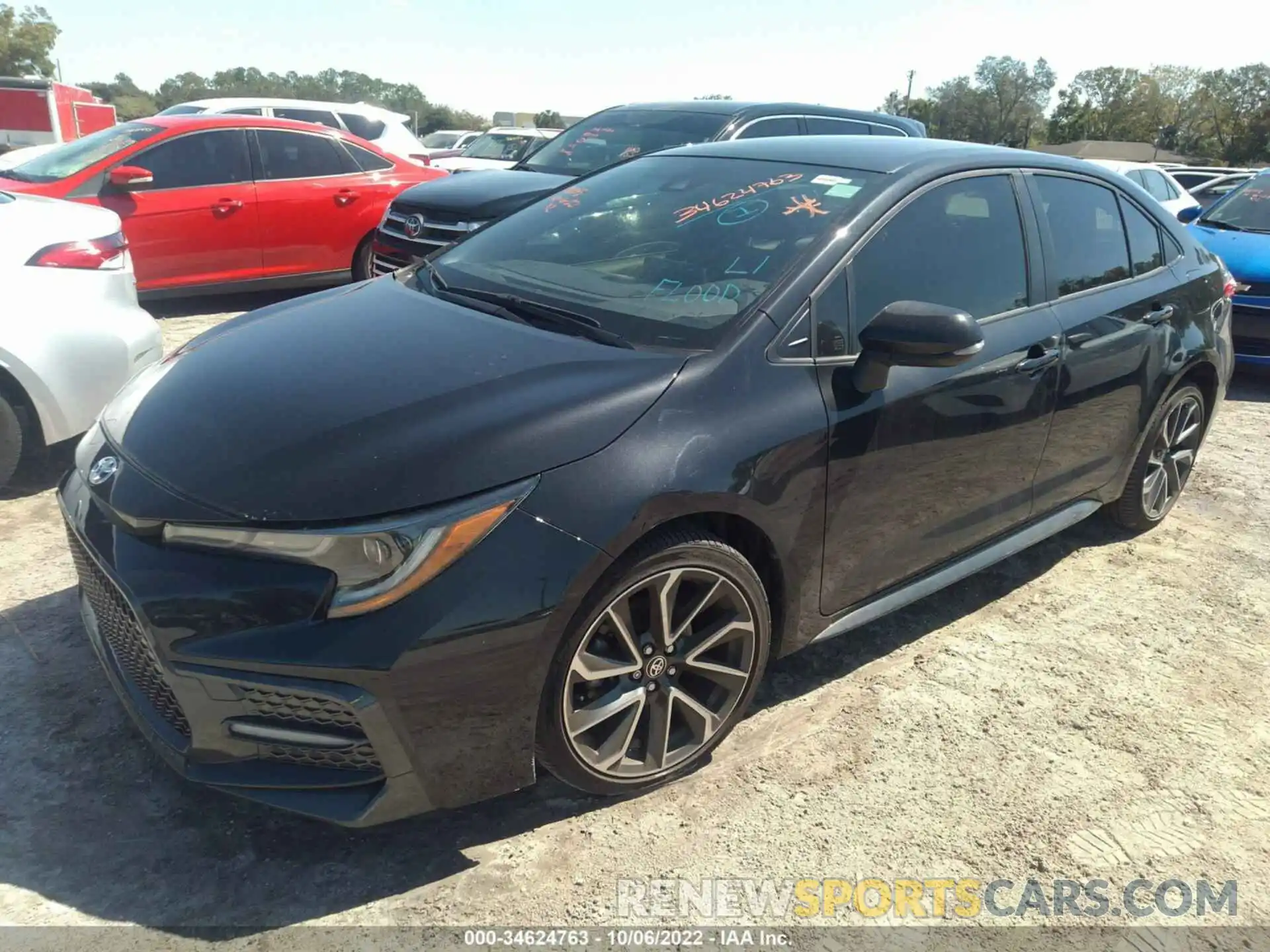 2 Photograph of a damaged car JTDS4RCE7LJ045914 TOYOTA COROLLA 2020