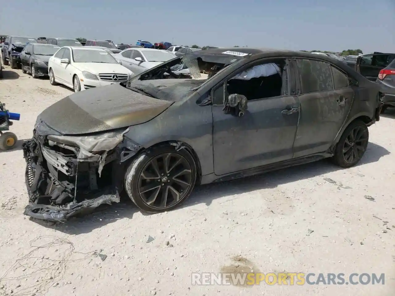 2 Photograph of a damaged car JTDS4RCE7LJ051311 TOYOTA COROLLA 2020