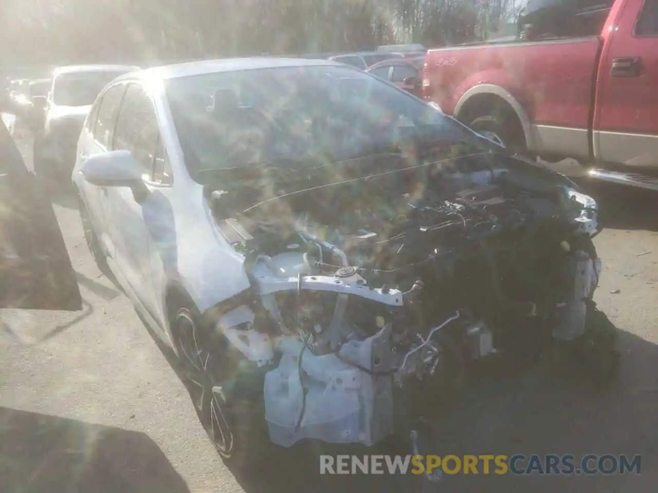 1 Photograph of a damaged car JTDS4RCE8LJ003848 TOYOTA COROLLA 2020