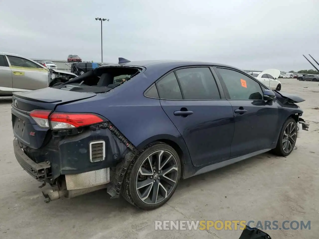 3 Photograph of a damaged car JTDS4RCE8LJ011920 TOYOTA COROLLA 2020