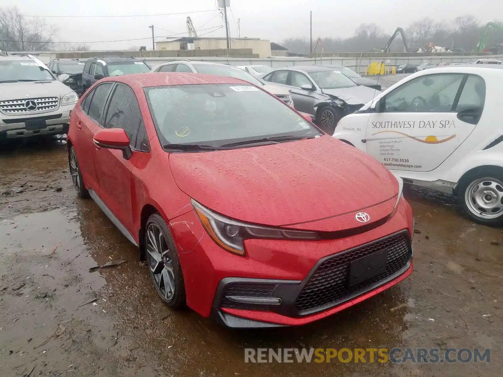 1 Photograph of a damaged car JTDS4RCE8LJ013747 TOYOTA COROLLA 2020