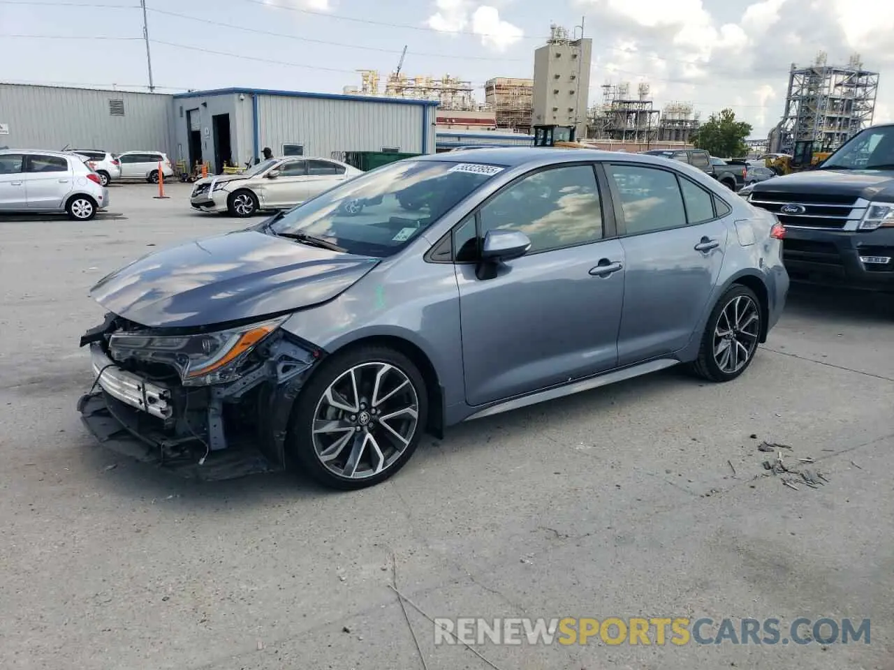 1 Photograph of a damaged car JTDS4RCE8LJ015501 TOYOTA COROLLA 2020
