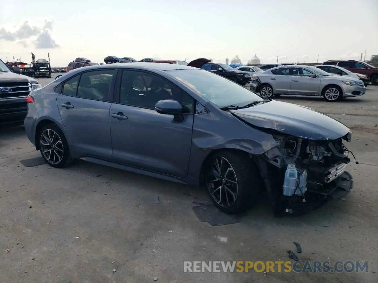 4 Photograph of a damaged car JTDS4RCE8LJ015501 TOYOTA COROLLA 2020