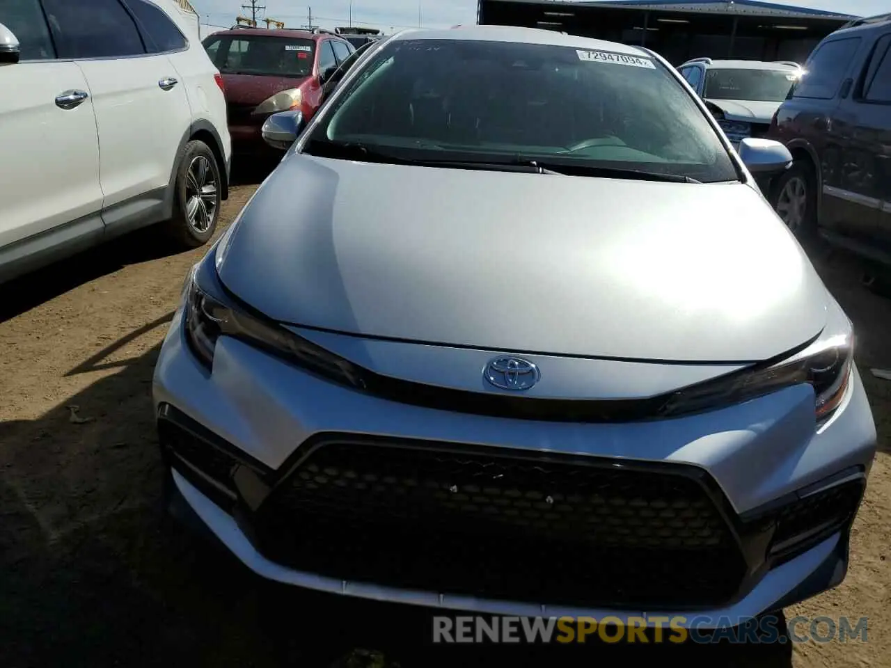 5 Photograph of a damaged car JTDS4RCE8LJ015661 TOYOTA COROLLA 2020