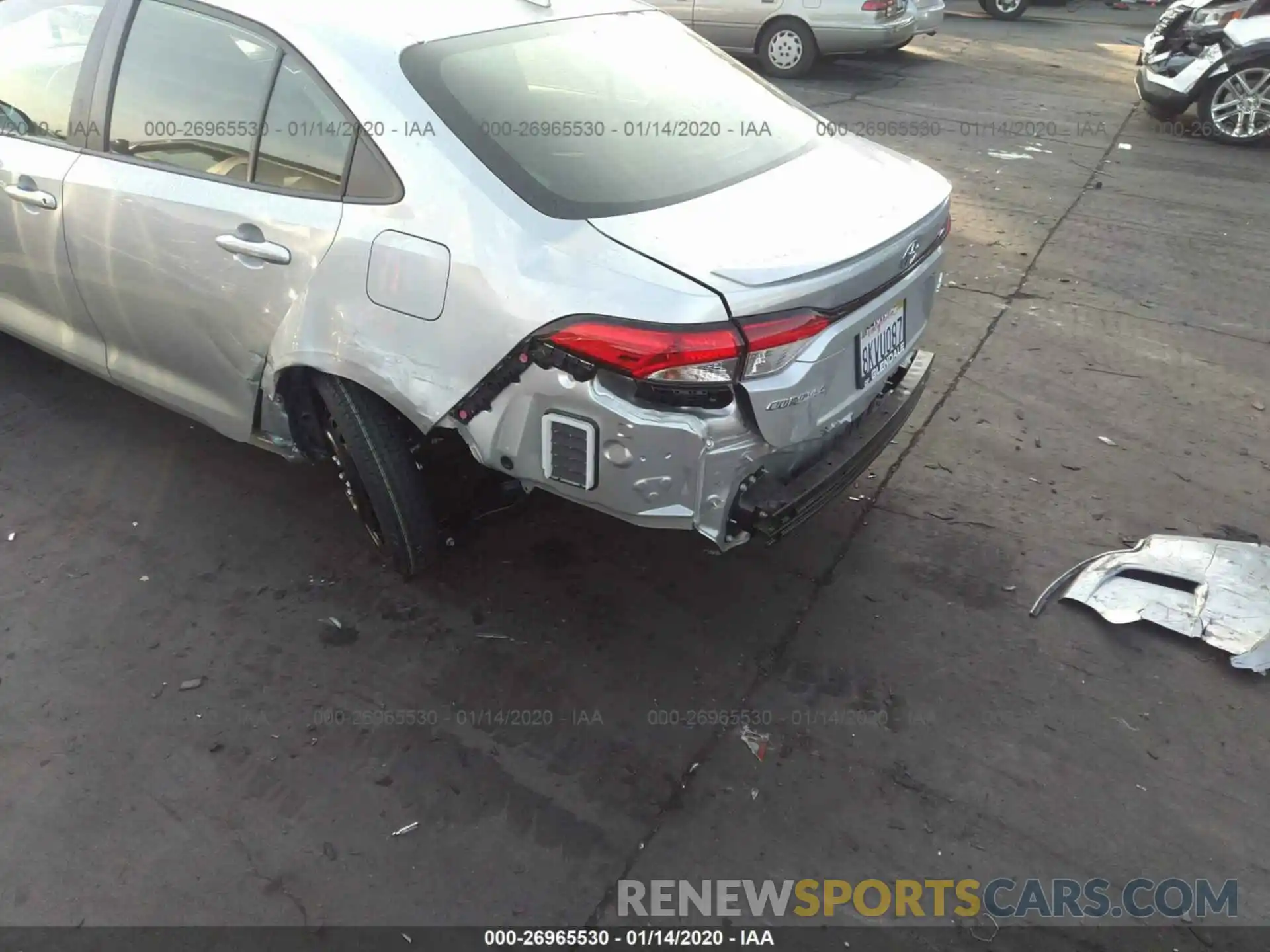 6 Photograph of a damaged car JTDS4RCE8LJ018561 TOYOTA COROLLA 2020