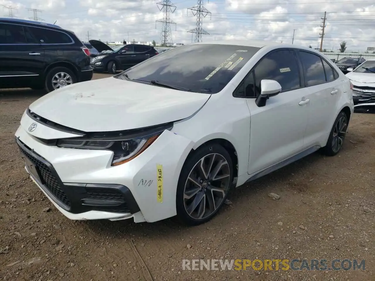 1 Photograph of a damaged car JTDS4RCE8LJ031150 TOYOTA COROLLA 2020