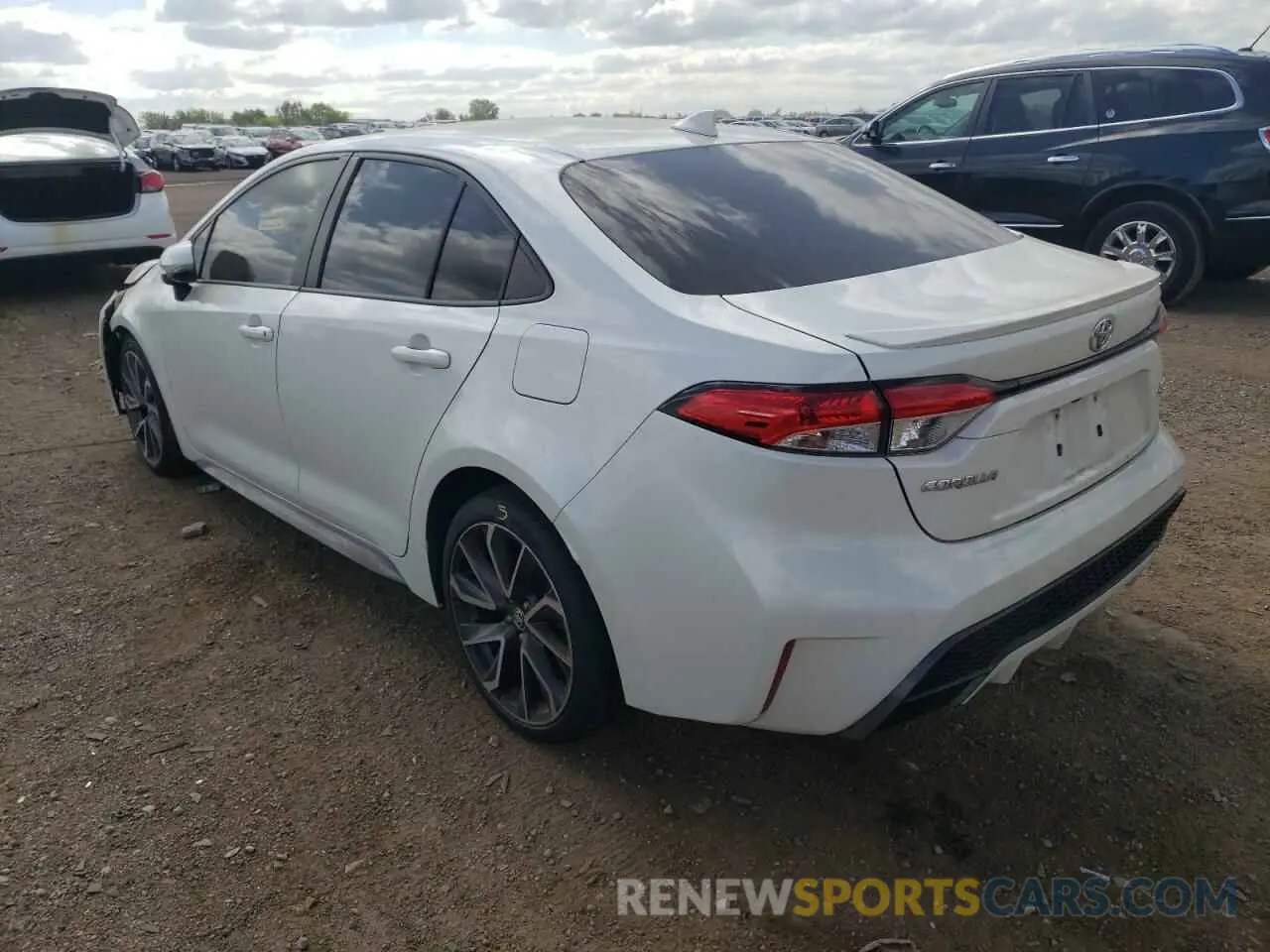 2 Photograph of a damaged car JTDS4RCE8LJ031150 TOYOTA COROLLA 2020