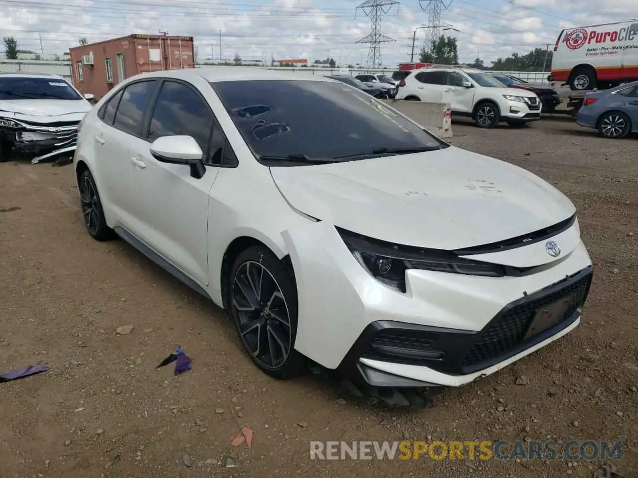 4 Photograph of a damaged car JTDS4RCE8LJ031150 TOYOTA COROLLA 2020