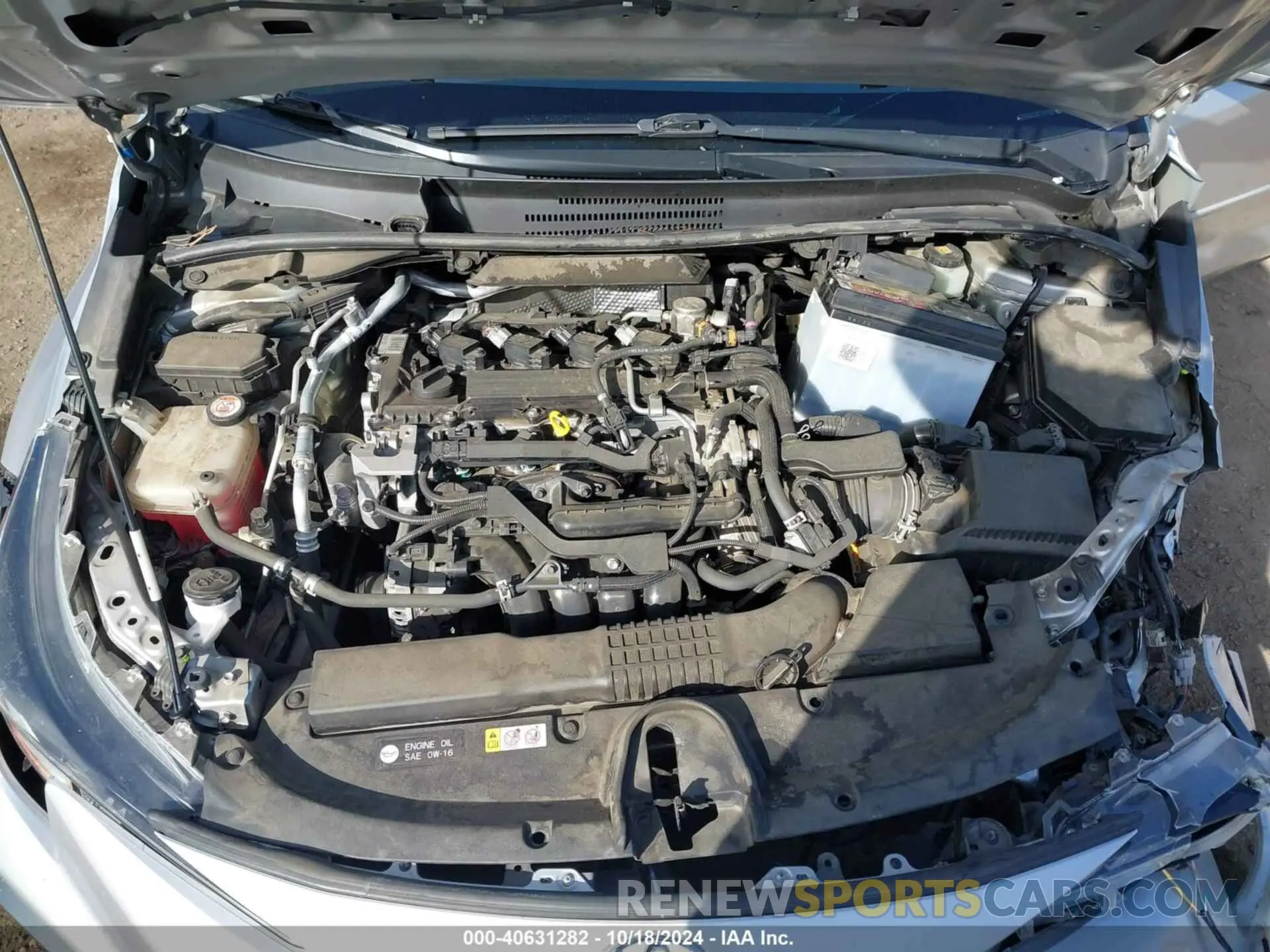10 Photograph of a damaged car JTDS4RCE8LJ031360 TOYOTA COROLLA 2020