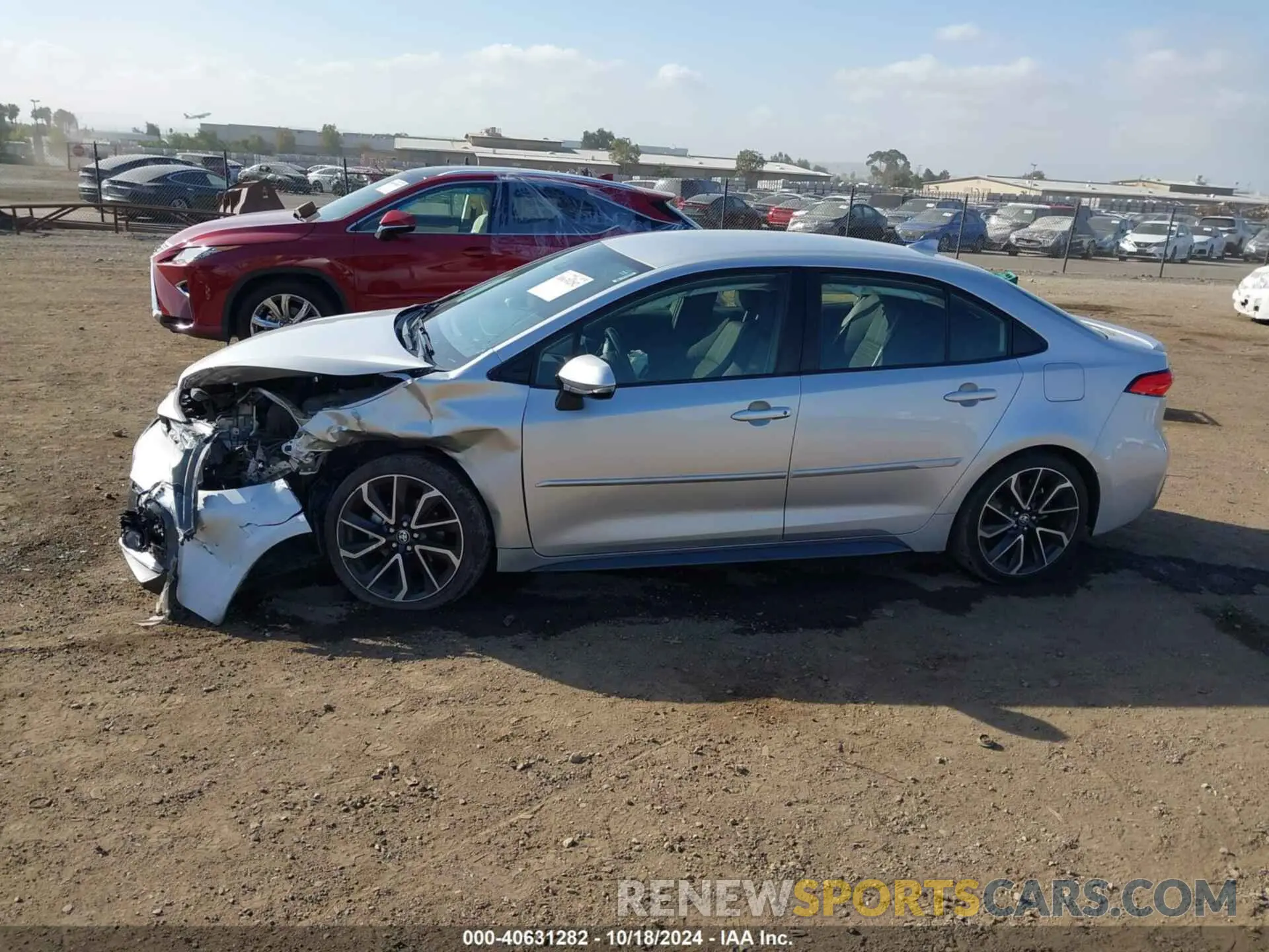 14 Photograph of a damaged car JTDS4RCE8LJ031360 TOYOTA COROLLA 2020