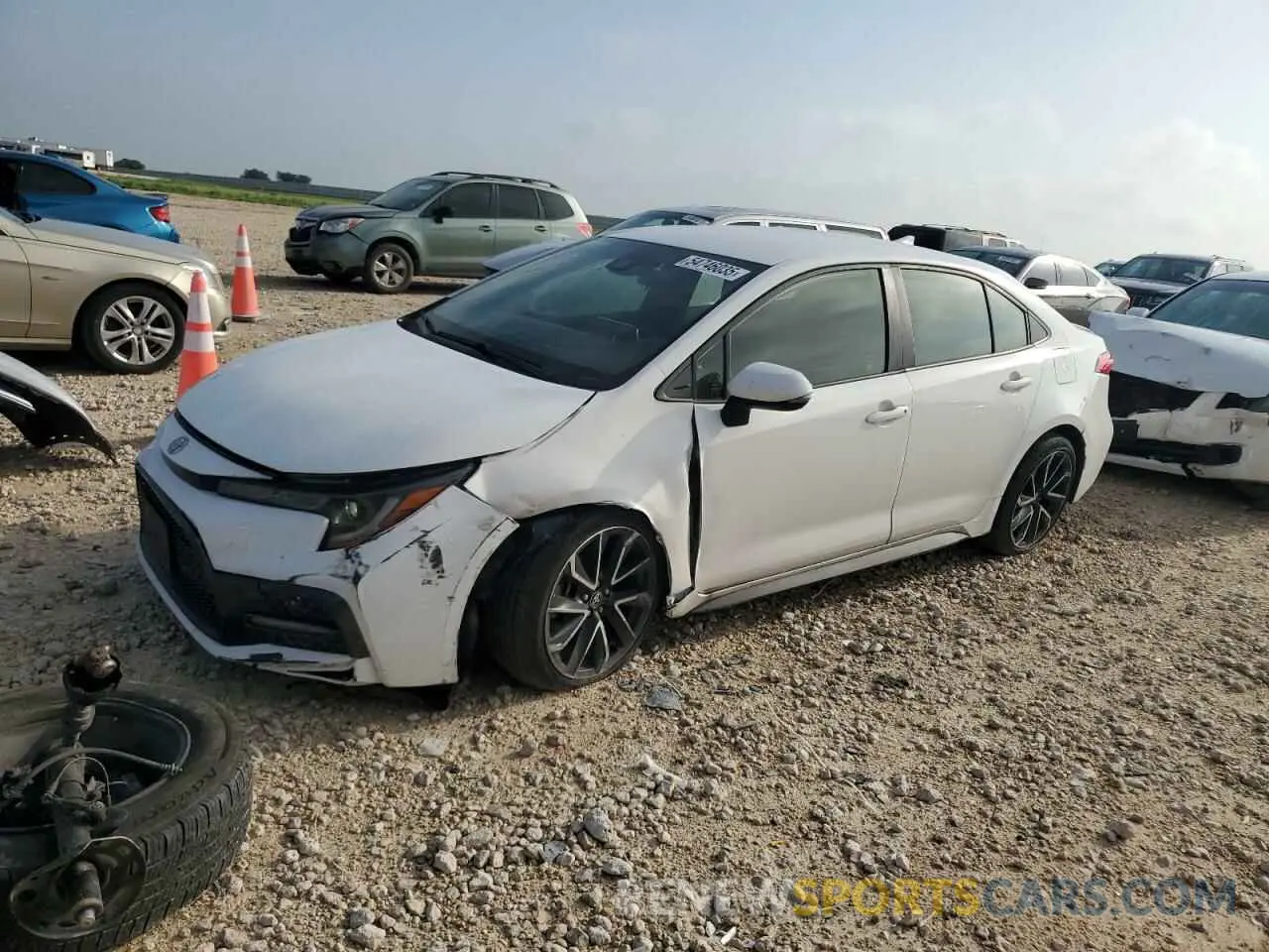 1 Photograph of a damaged car JTDS4RCE8LJ033688 TOYOTA COROLLA 2020