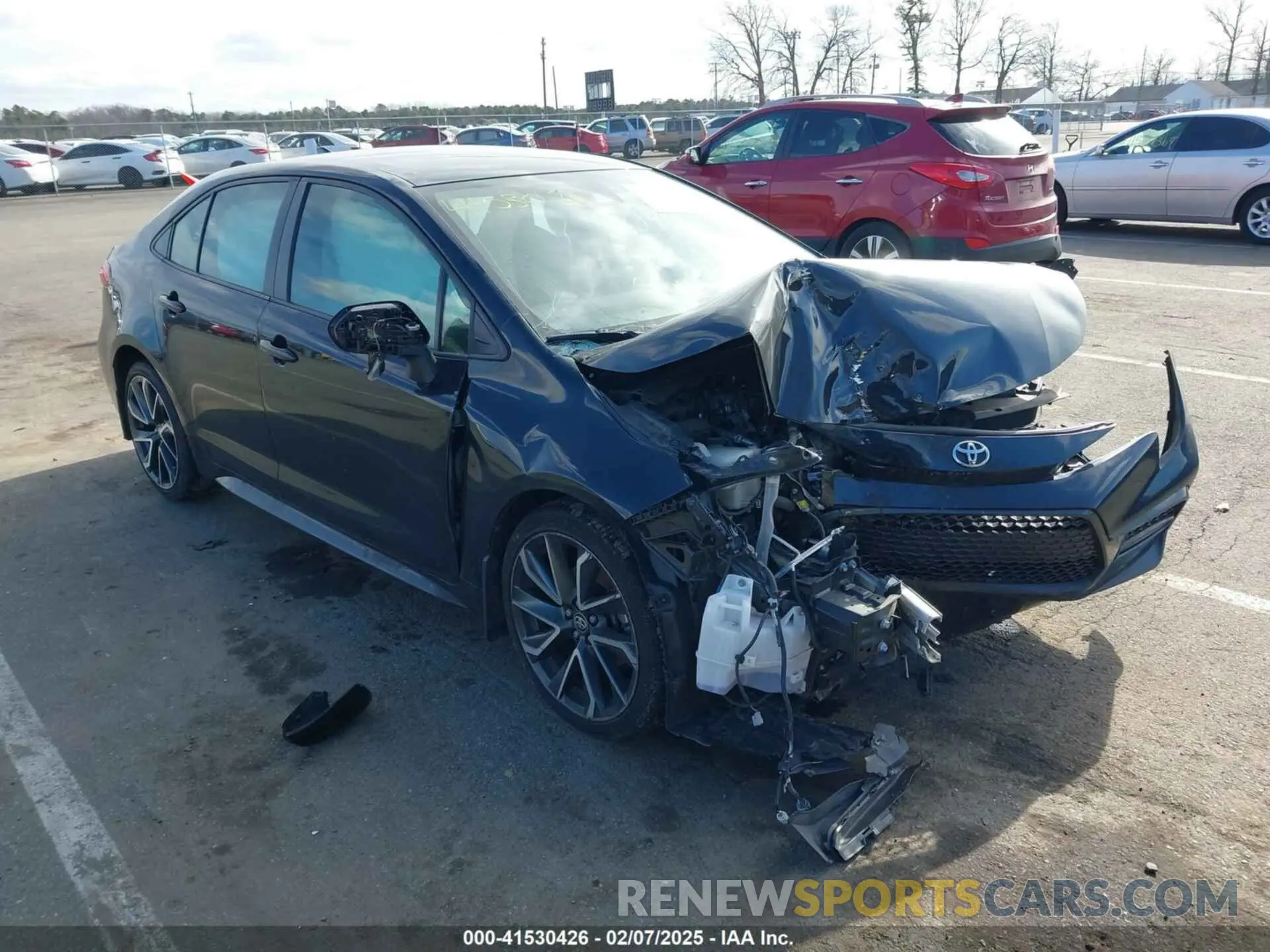 1 Photograph of a damaged car JTDS4RCE8LJ038695 TOYOTA COROLLA 2020
