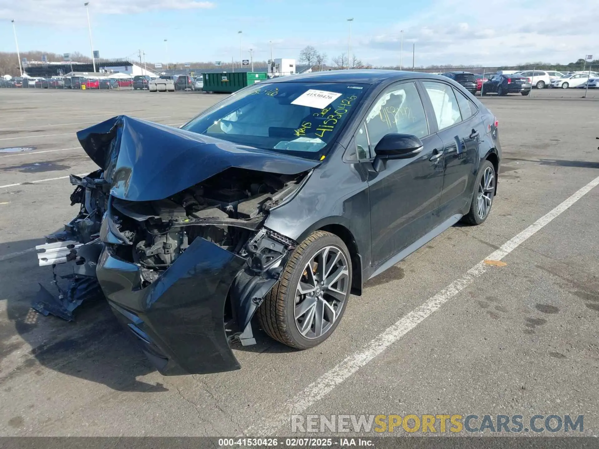 2 Photograph of a damaged car JTDS4RCE8LJ038695 TOYOTA COROLLA 2020