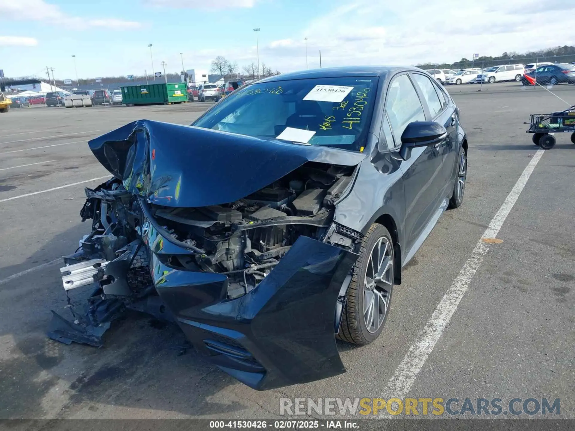 6 Photograph of a damaged car JTDS4RCE8LJ038695 TOYOTA COROLLA 2020