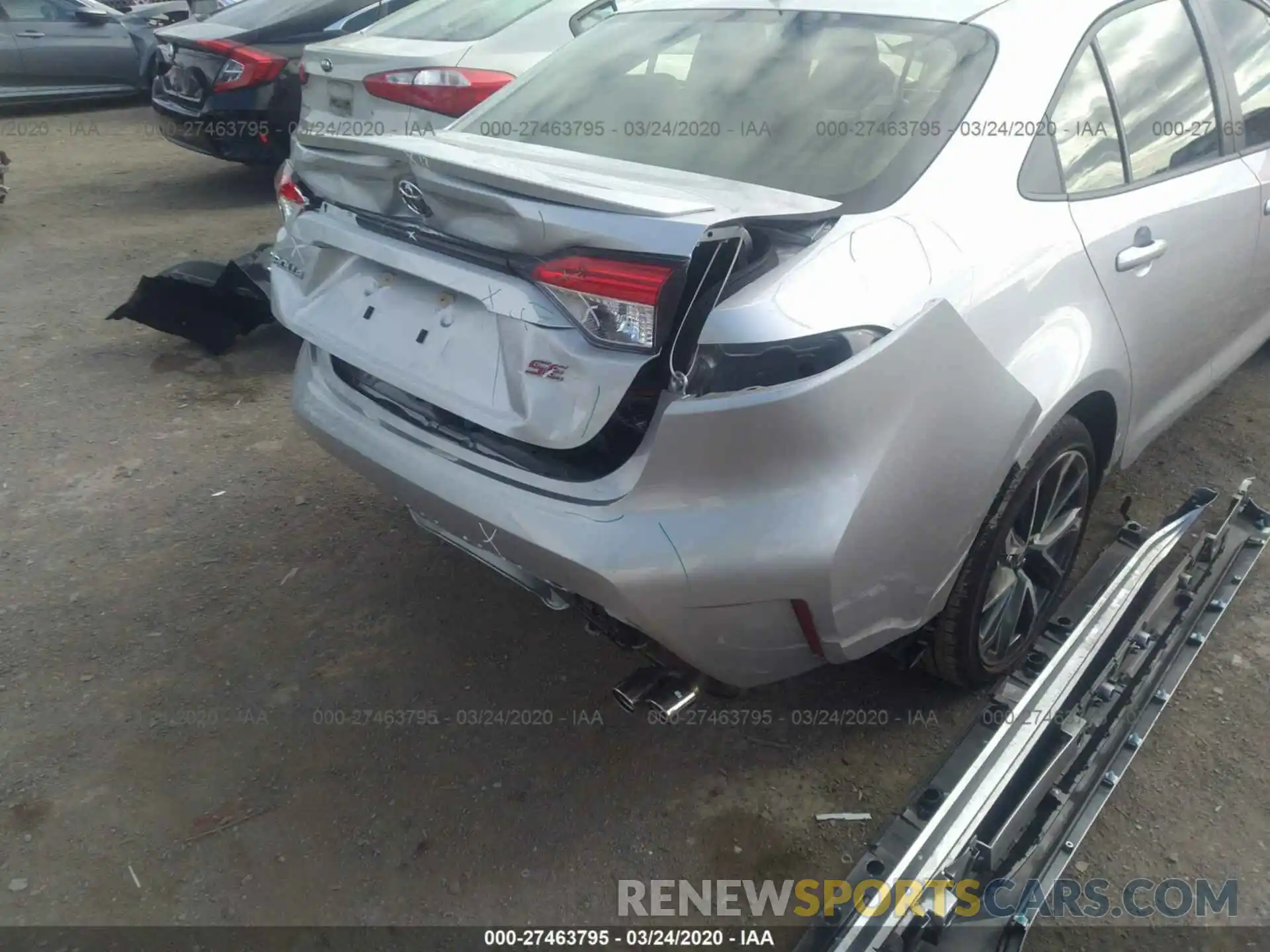 6 Photograph of a damaged car JTDS4RCE8LJ039104 TOYOTA COROLLA 2020