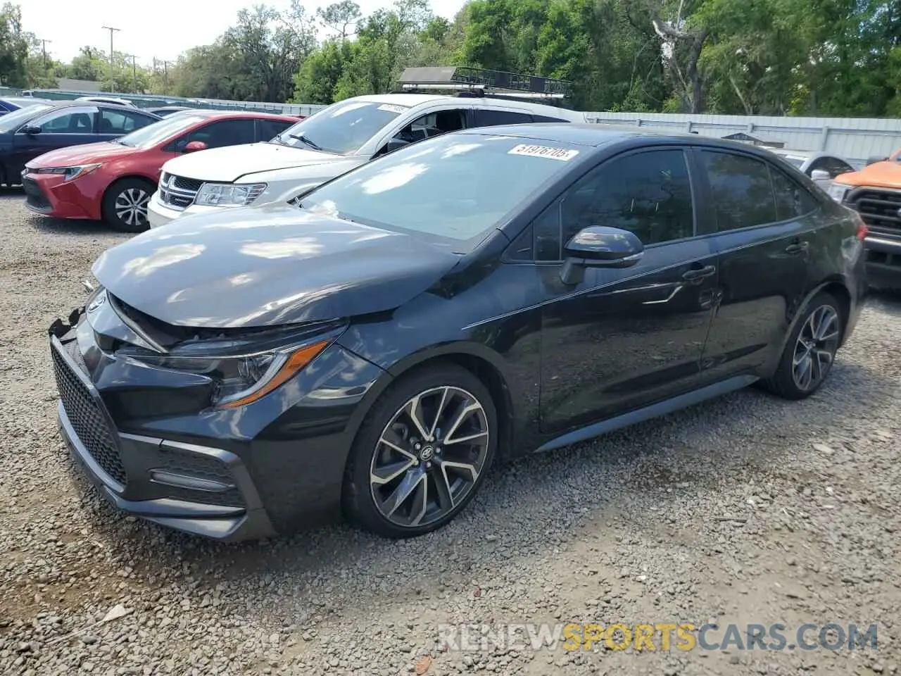 1 Photograph of a damaged car JTDS4RCE8LJ039636 TOYOTA COROLLA 2020