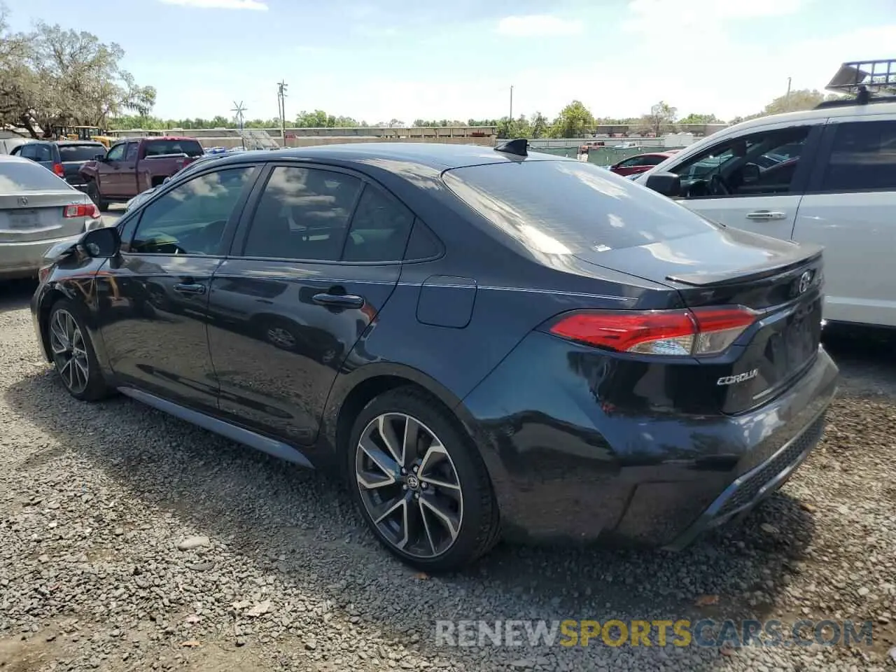 2 Photograph of a damaged car JTDS4RCE8LJ039636 TOYOTA COROLLA 2020