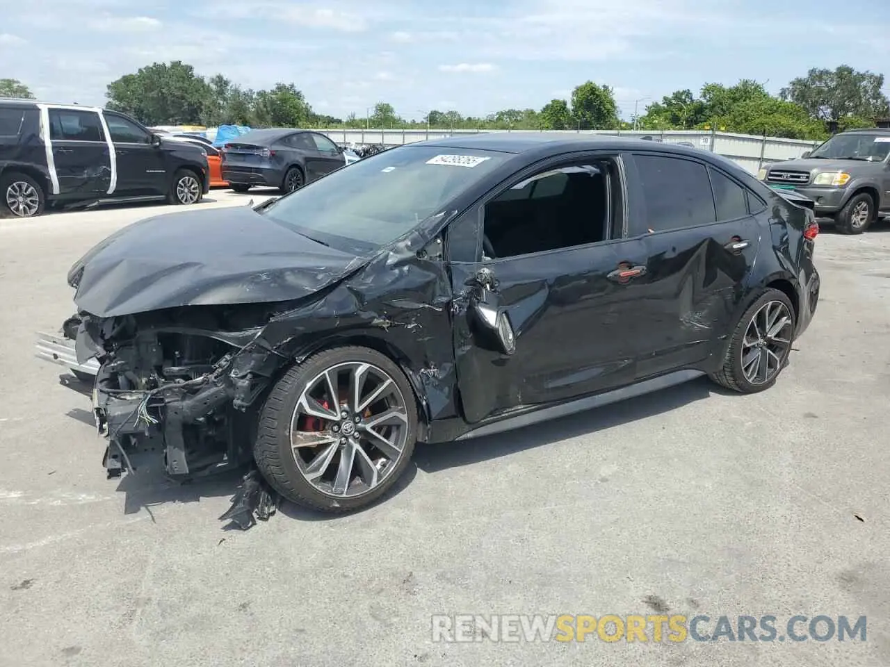 1 Photograph of a damaged car JTDS4RCE8LJ043055 TOYOTA COROLLA 2020