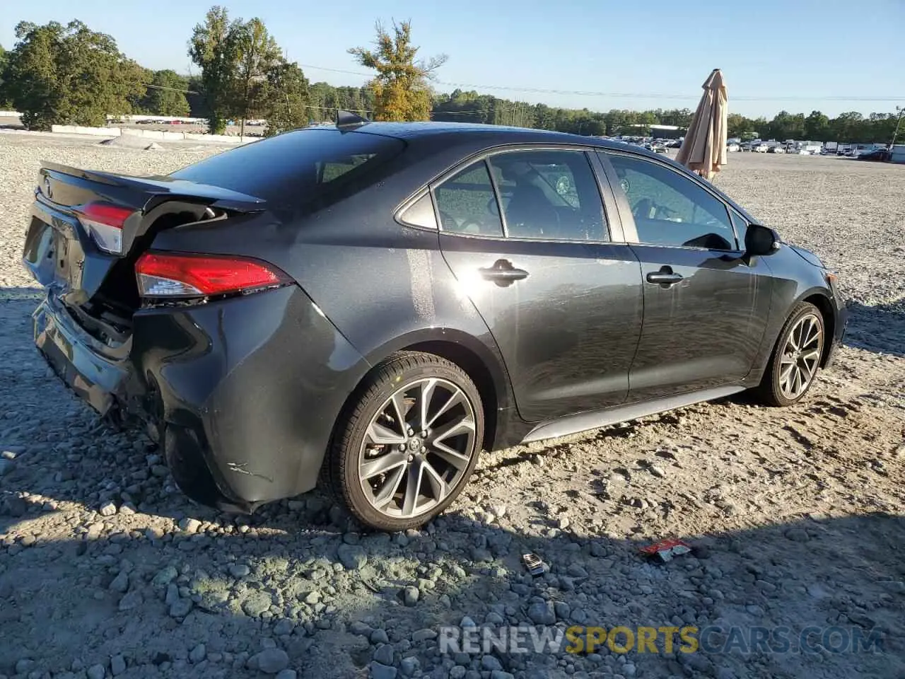 3 Photograph of a damaged car JTDS4RCE8LJ045355 TOYOTA COROLLA 2020