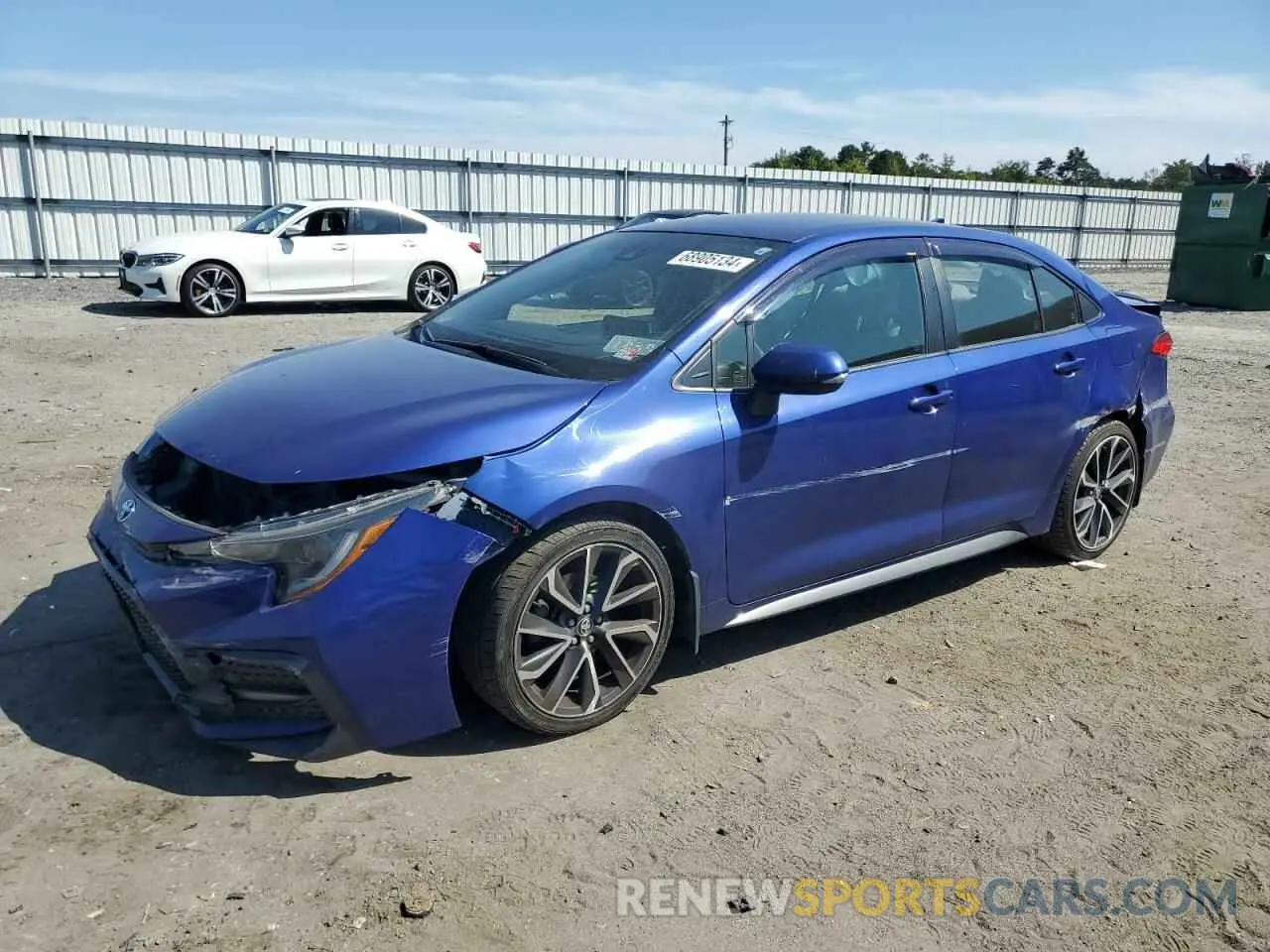1 Photograph of a damaged car JTDS4RCE9LJ001168 TOYOTA COROLLA 2020