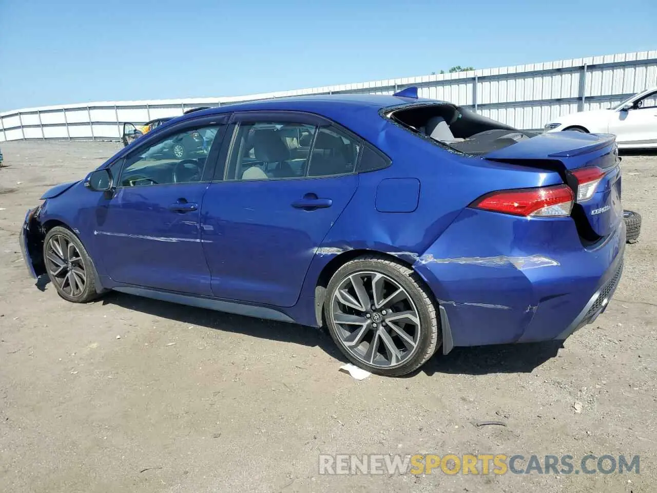 2 Photograph of a damaged car JTDS4RCE9LJ001168 TOYOTA COROLLA 2020