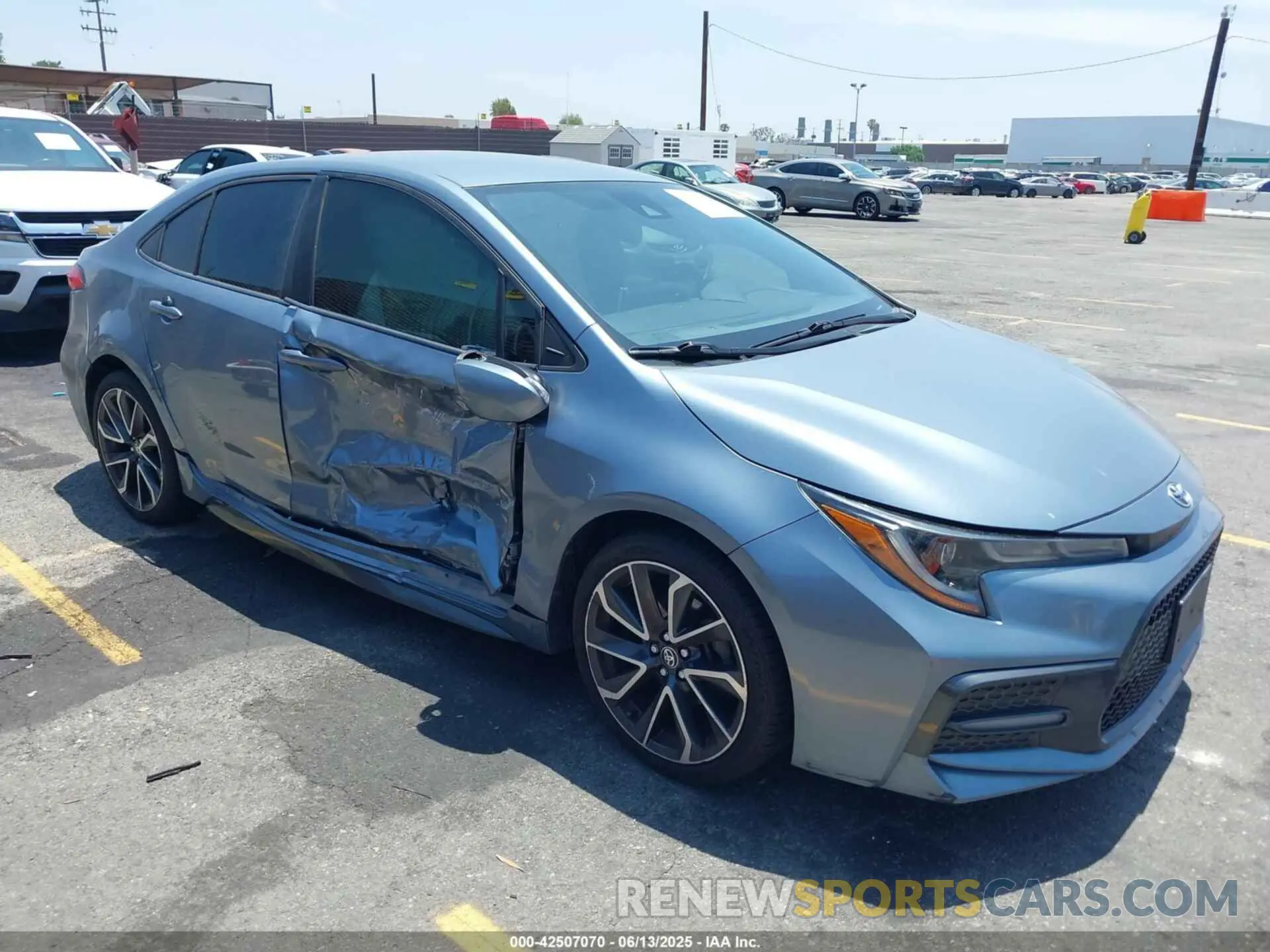 1 Photograph of a damaged car JTDS4RCE9LJ003566 TOYOTA COROLLA 2020