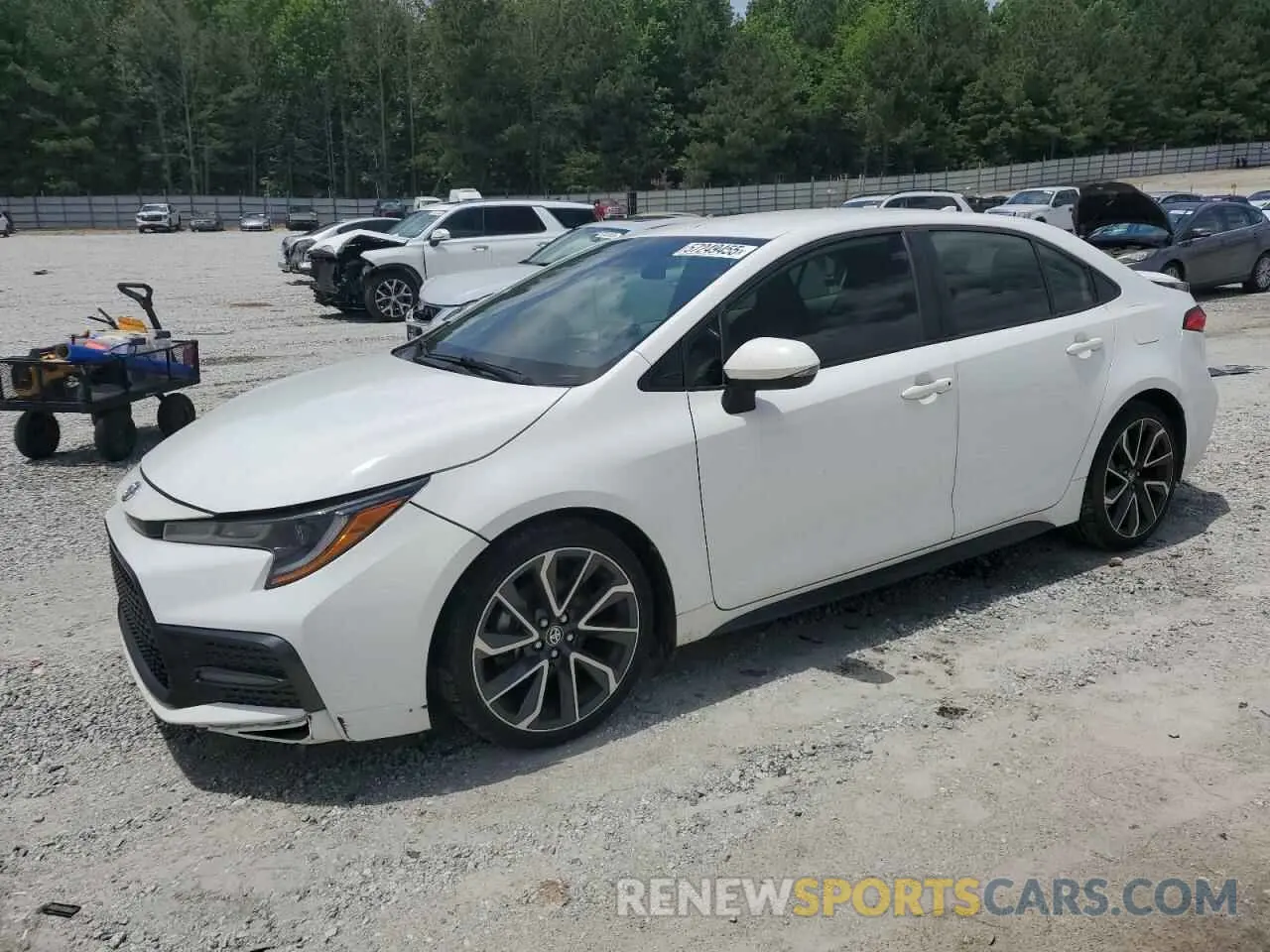 1 Photograph of a damaged car JTDS4RCE9LJ003714 TOYOTA COROLLA 2020