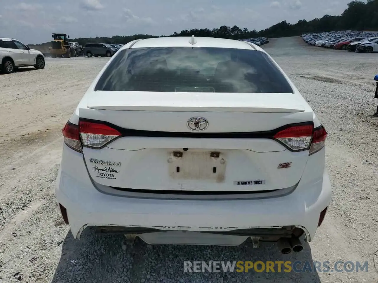 6 Photograph of a damaged car JTDS4RCE9LJ003714 TOYOTA COROLLA 2020