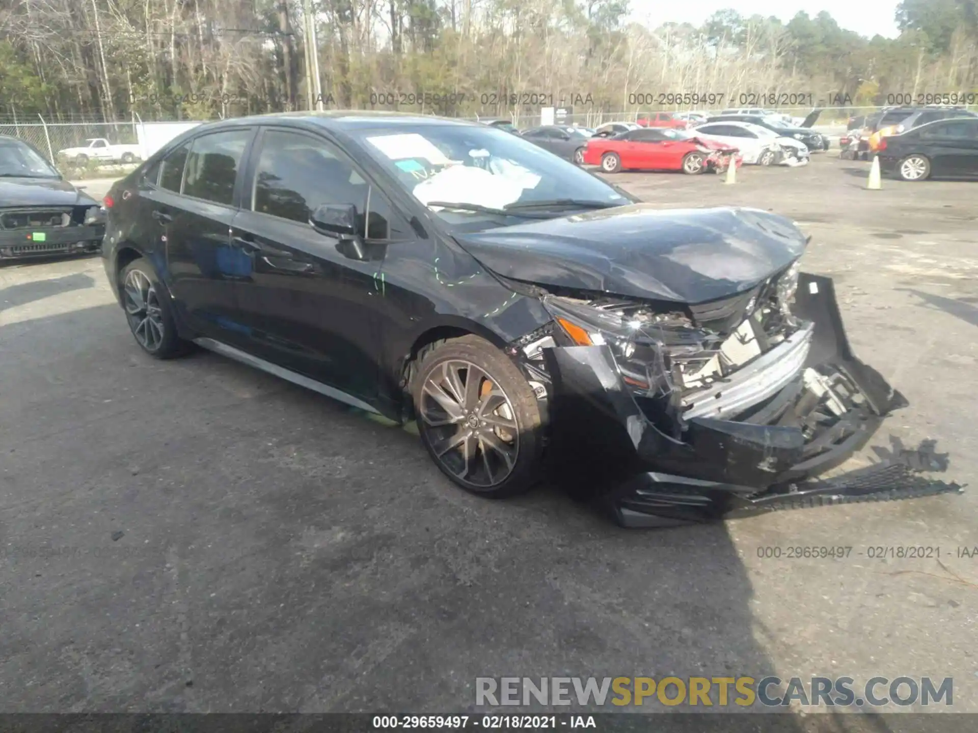 1 Photograph of a damaged car JTDS4RCE9LJ004653 TOYOTA COROLLA 2020