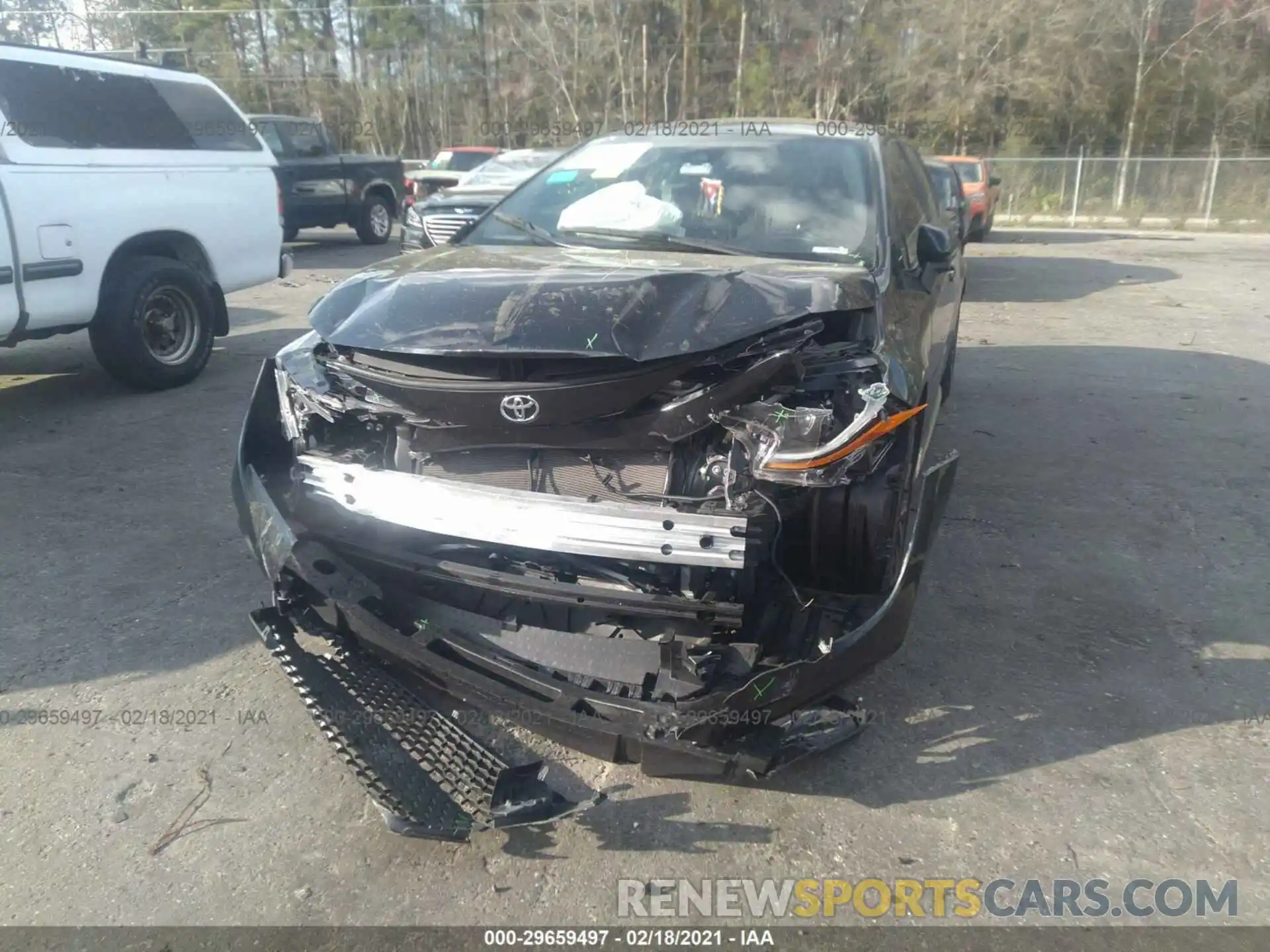 6 Photograph of a damaged car JTDS4RCE9LJ004653 TOYOTA COROLLA 2020