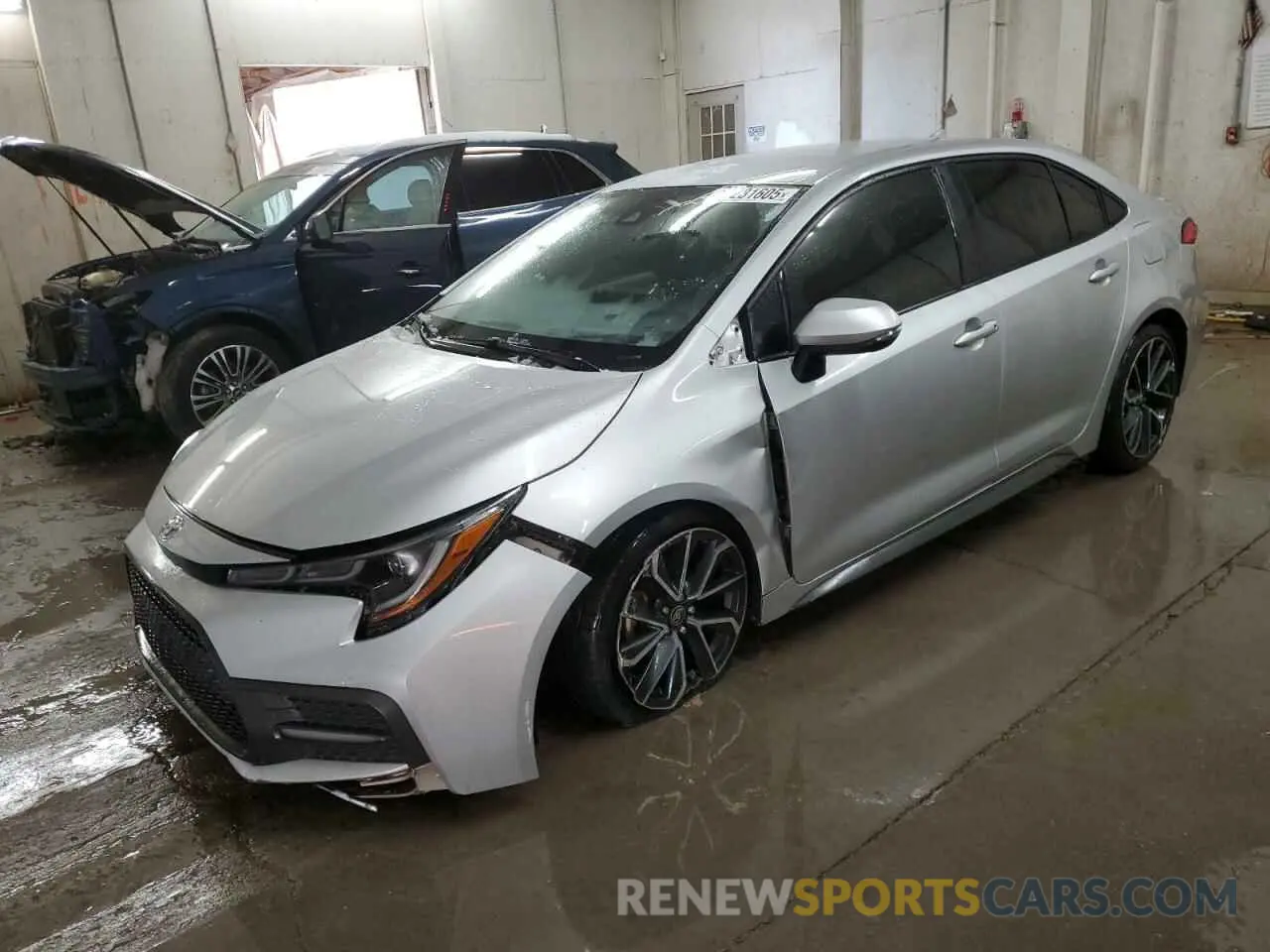 1 Photograph of a damaged car JTDS4RCE9LJ005625 TOYOTA COROLLA 2020