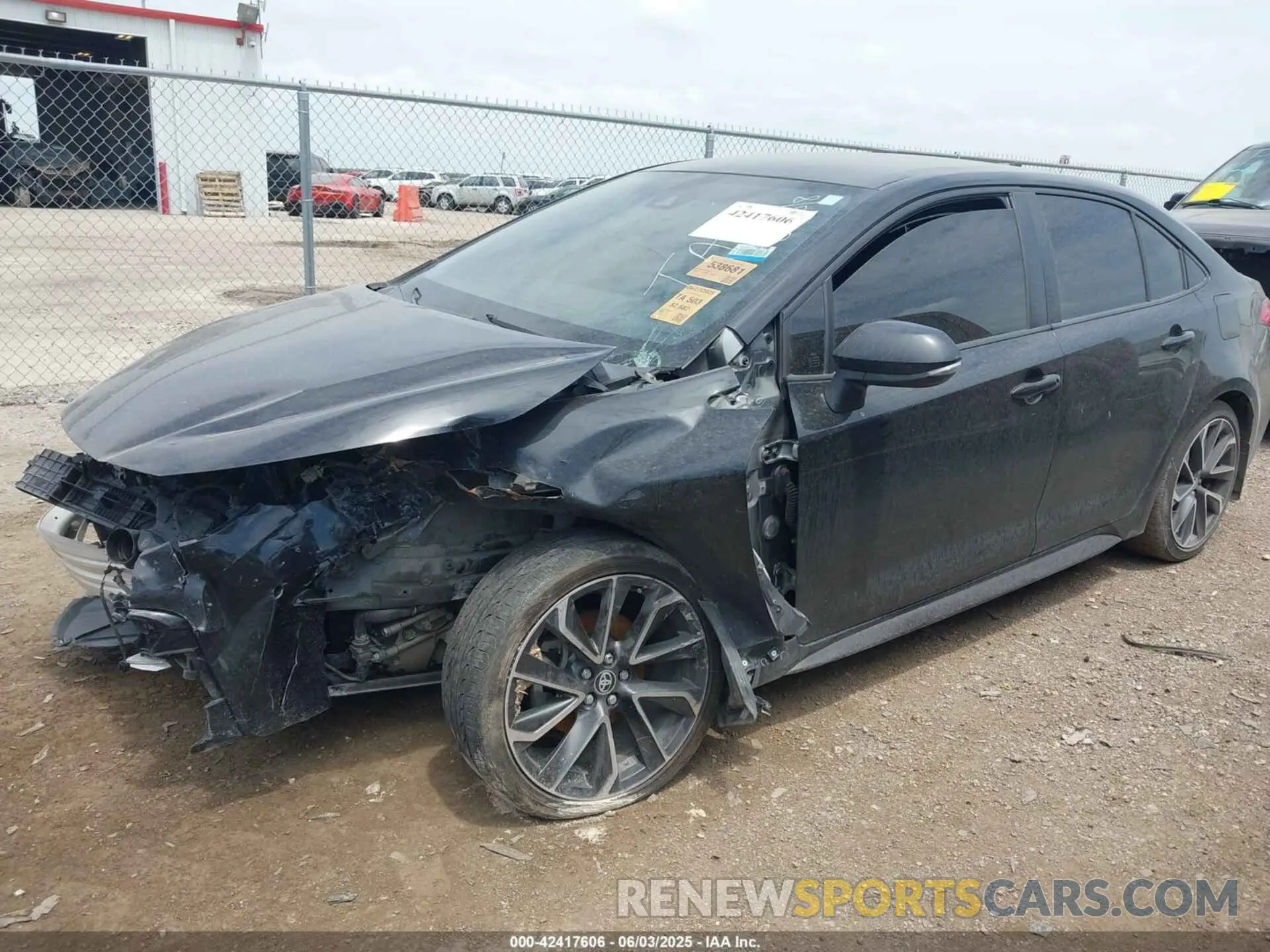 2 Photograph of a damaged car JTDS4RCE9LJ005639 TOYOTA COROLLA 2020