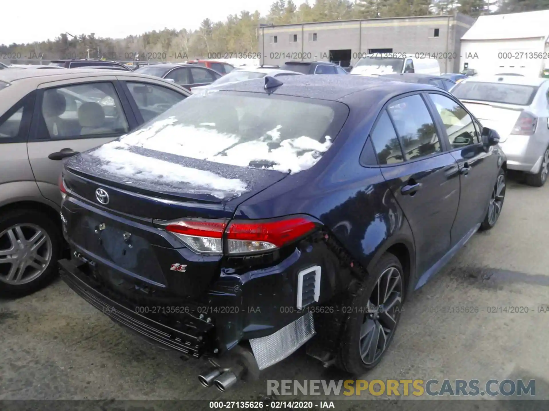 4 Photograph of a damaged car JTDS4RCE9LJ012686 TOYOTA COROLLA 2020