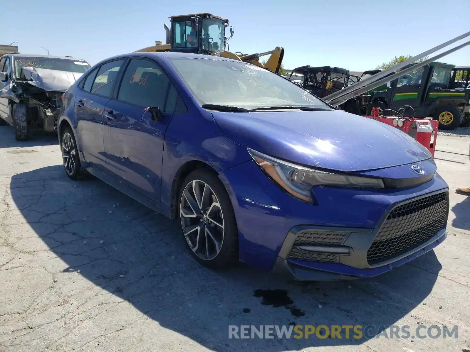 1 Photograph of a damaged car JTDS4RCE9LJ014924 TOYOTA COROLLA 2020