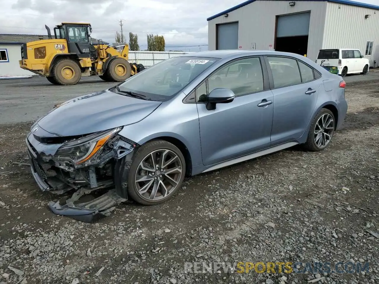 1 Photograph of a damaged car JTDS4RCE9LJ025826 TOYOTA COROLLA 2020