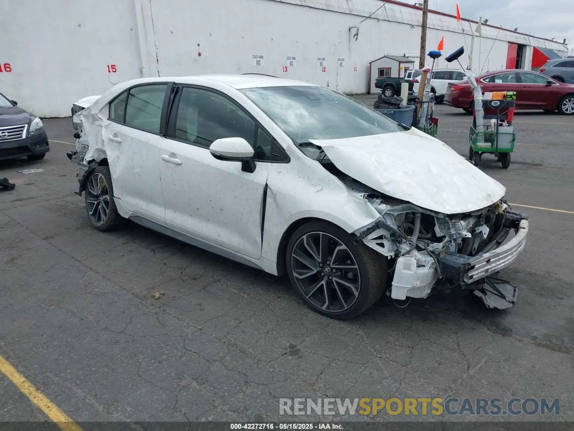 1 Photograph of a damaged car JTDS4RCE9LJ030427 TOYOTA COROLLA 2020