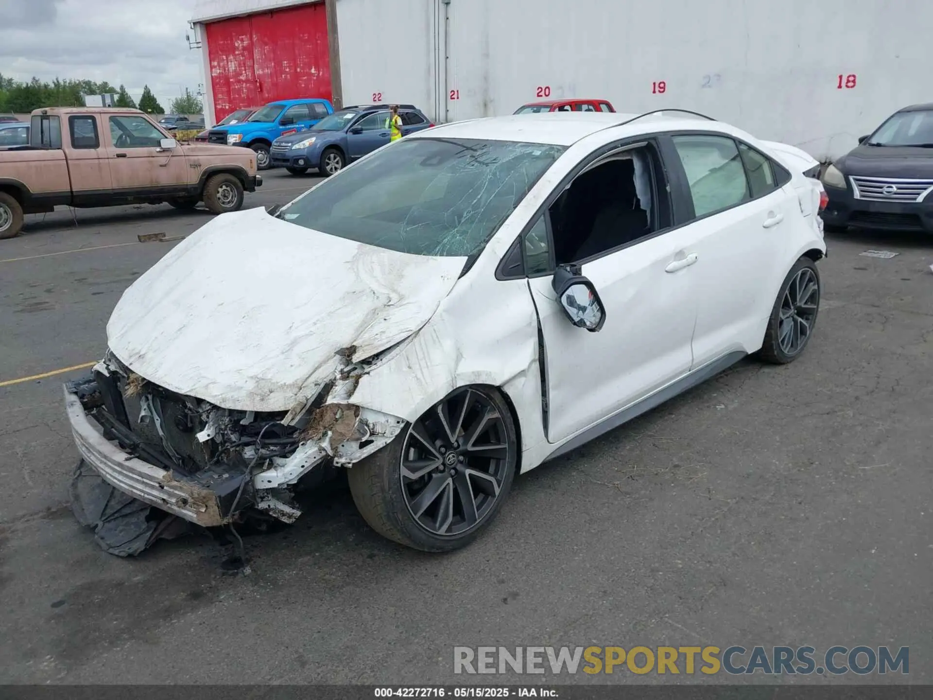 2 Photograph of a damaged car JTDS4RCE9LJ030427 TOYOTA COROLLA 2020