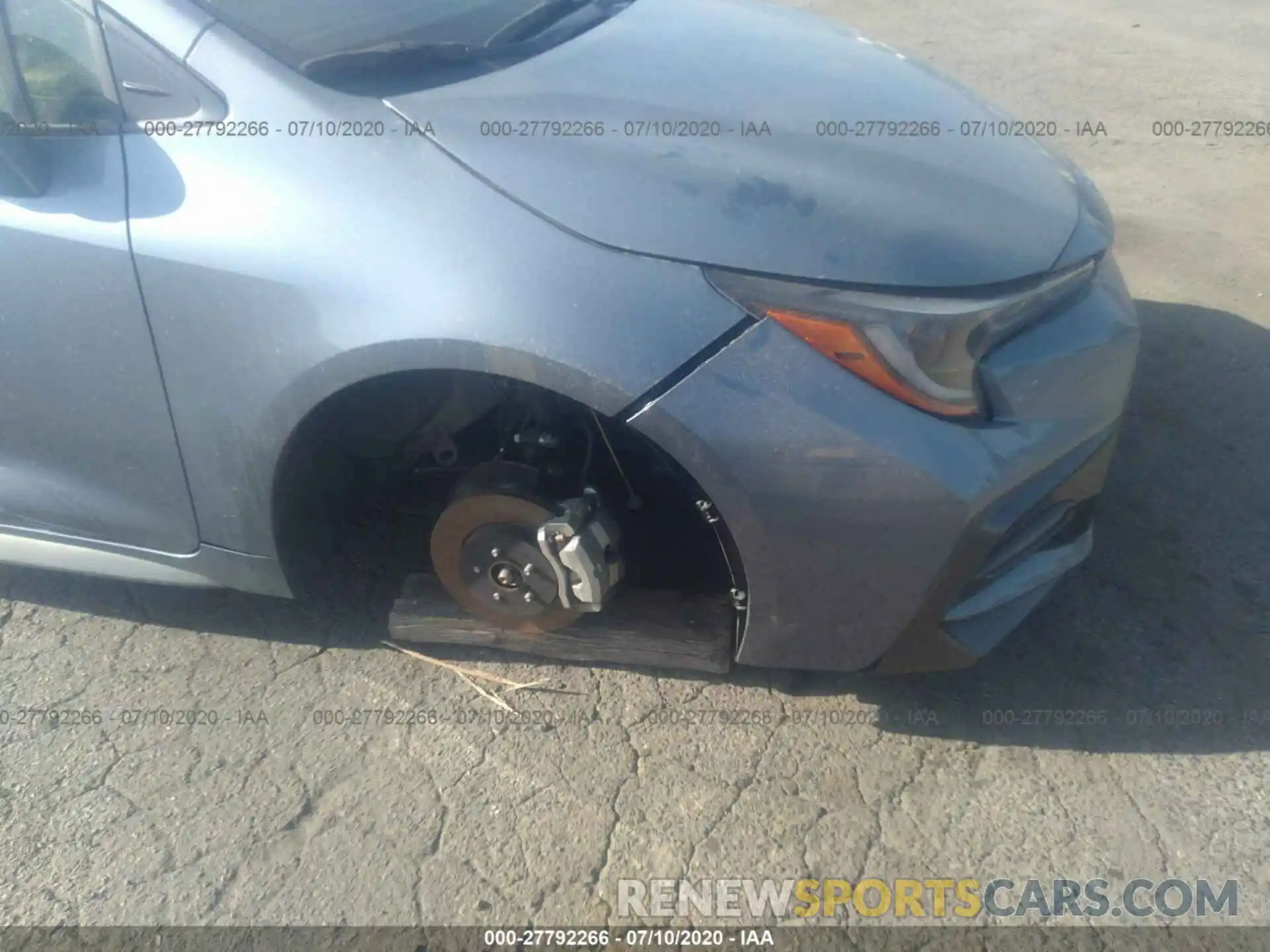 6 Photograph of a damaged car JTDS4RCE9LJ031156 TOYOTA COROLLA 2020