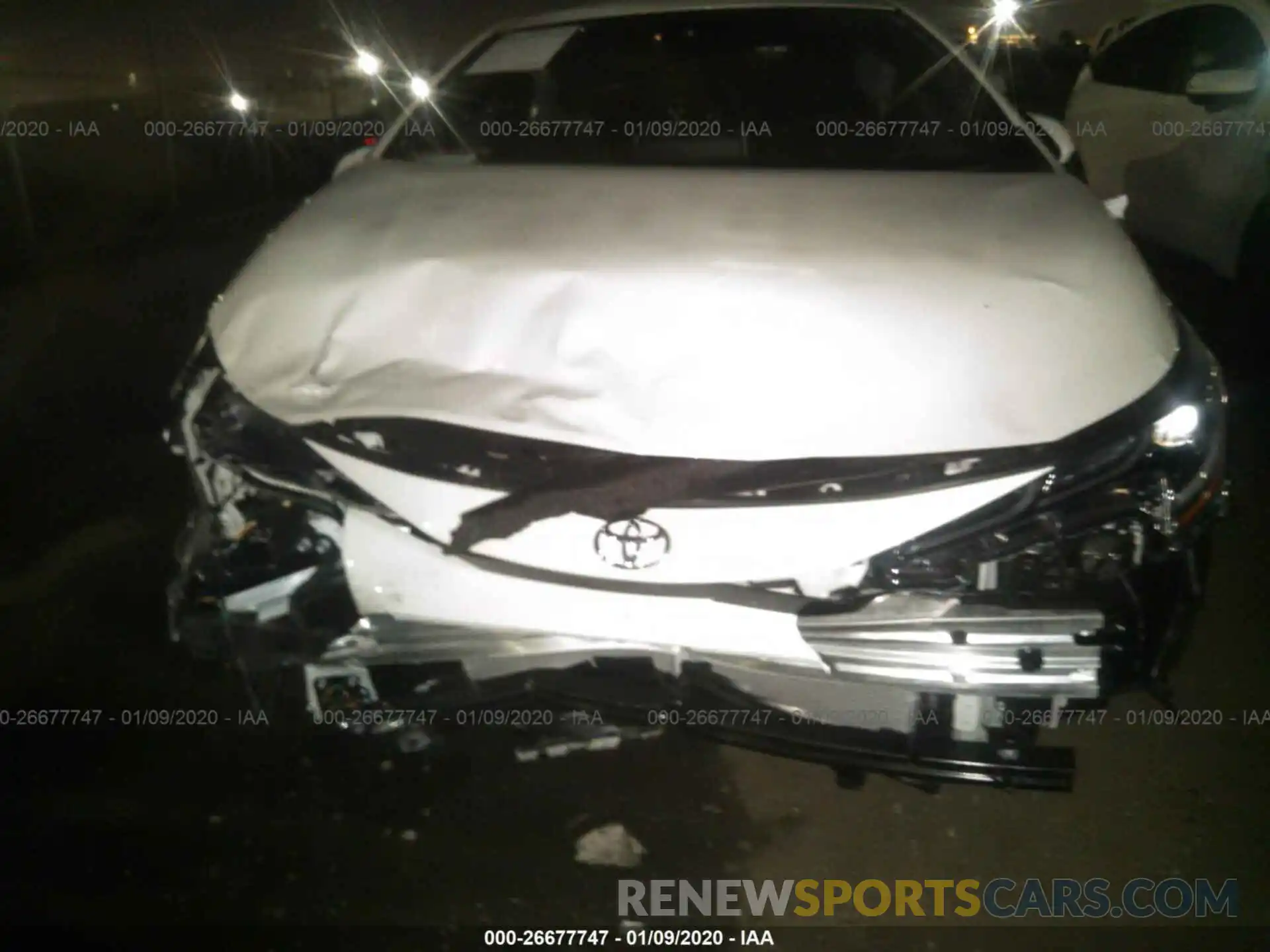 6 Photograph of a damaged car JTDS4RCE9LJ036292 TOYOTA COROLLA 2020