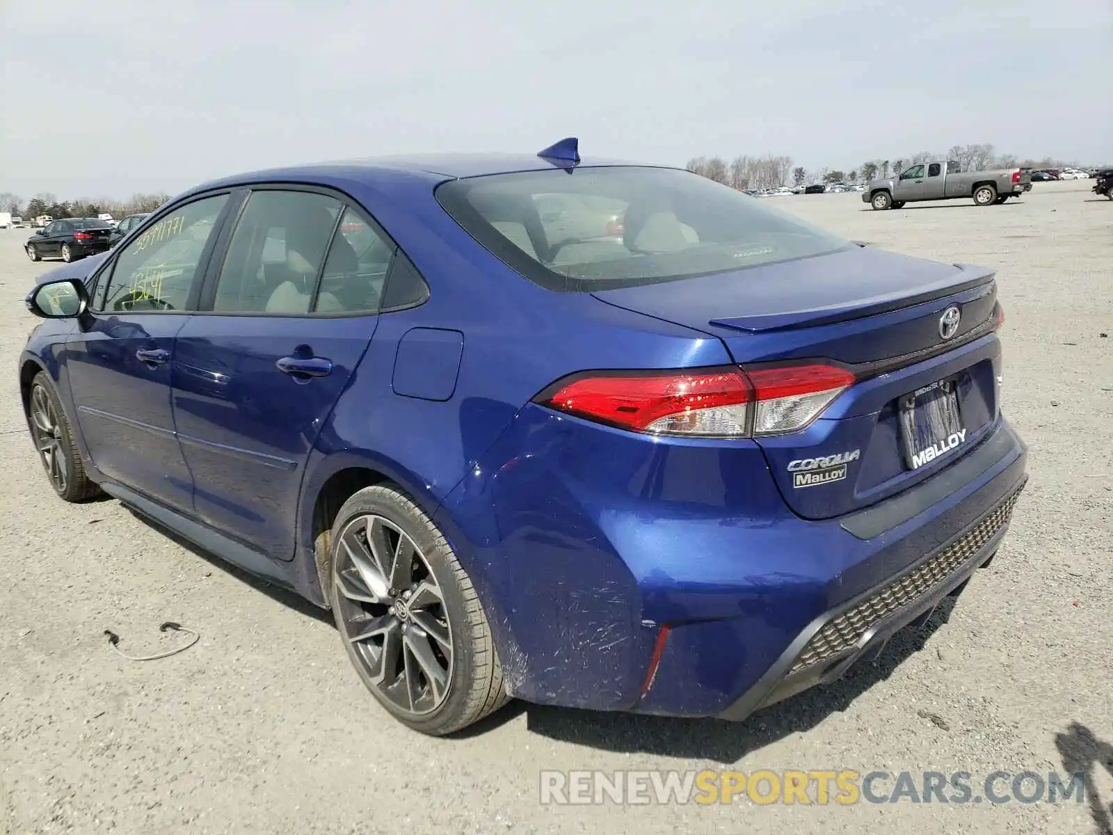 3 Photograph of a damaged car JTDS4RCE9LJ036423 TOYOTA COROLLA 2020