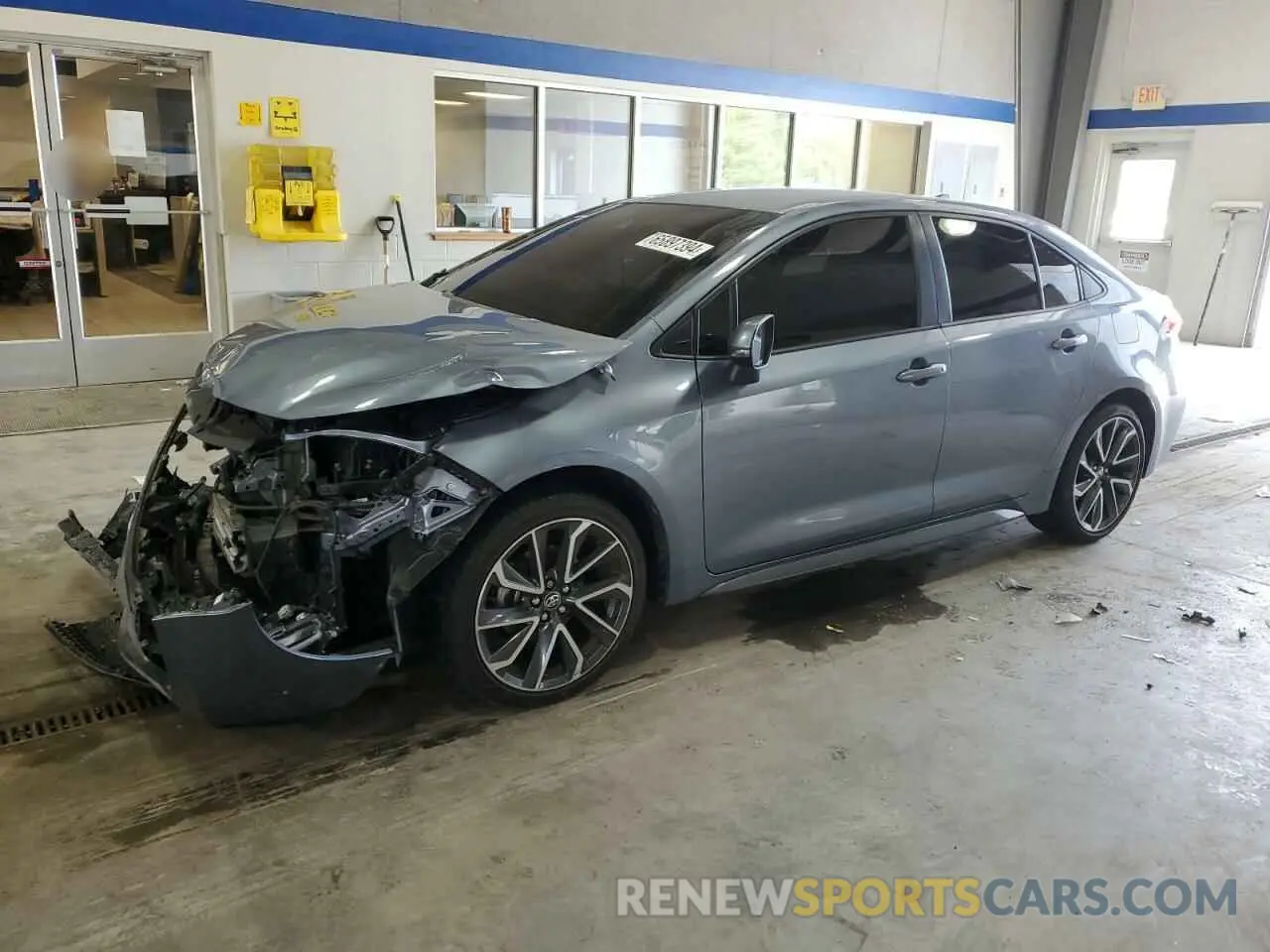 1 Photograph of a damaged car JTDS4RCE9LJ037619 TOYOTA COROLLA 2020