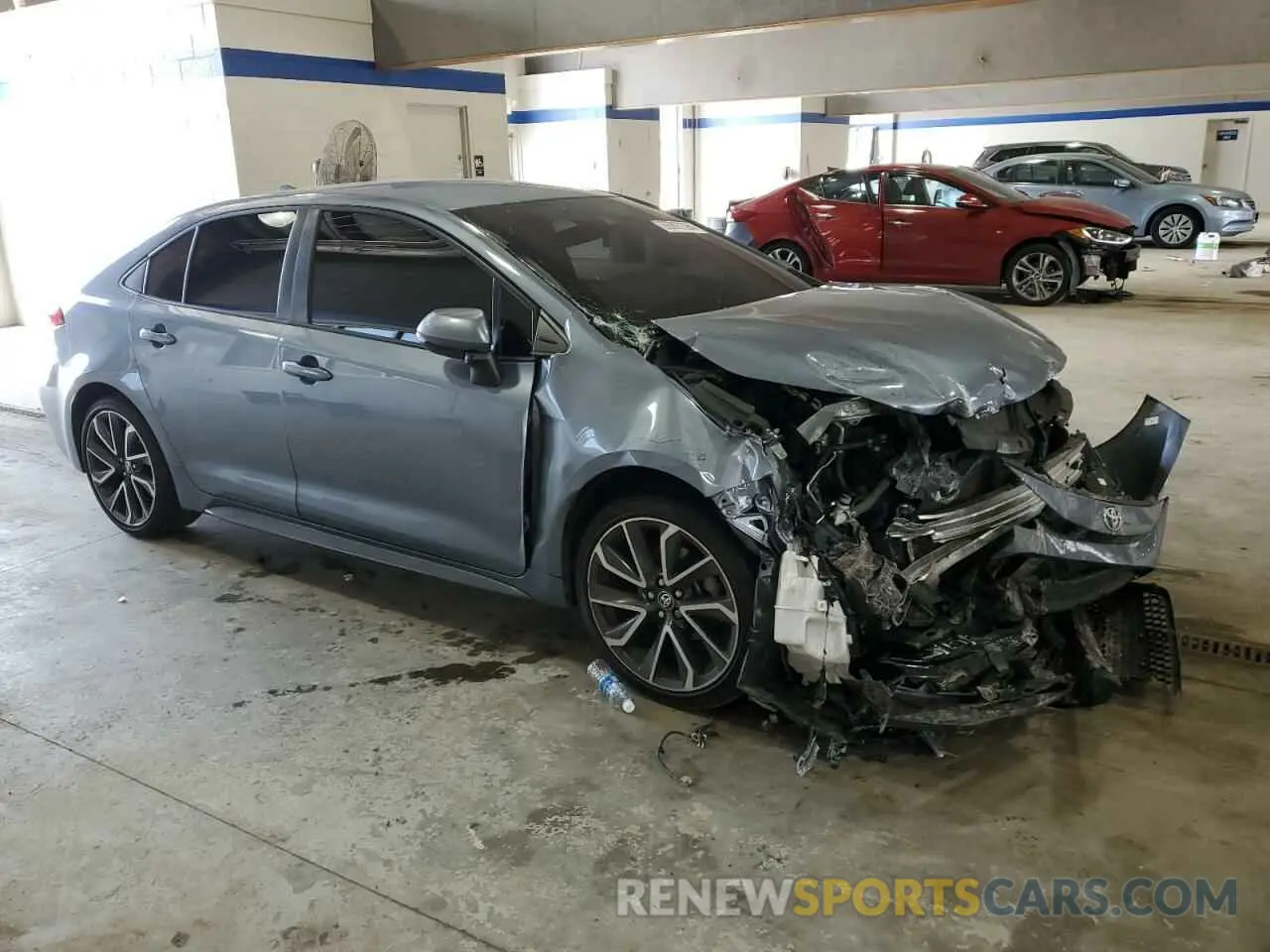 4 Photograph of a damaged car JTDS4RCE9LJ037619 TOYOTA COROLLA 2020